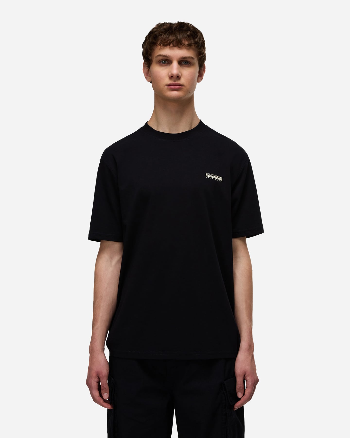 T-shirt NAPAPIJRI SMALL LOGO BOX M - Nero - 2 | Cisalfa Sport