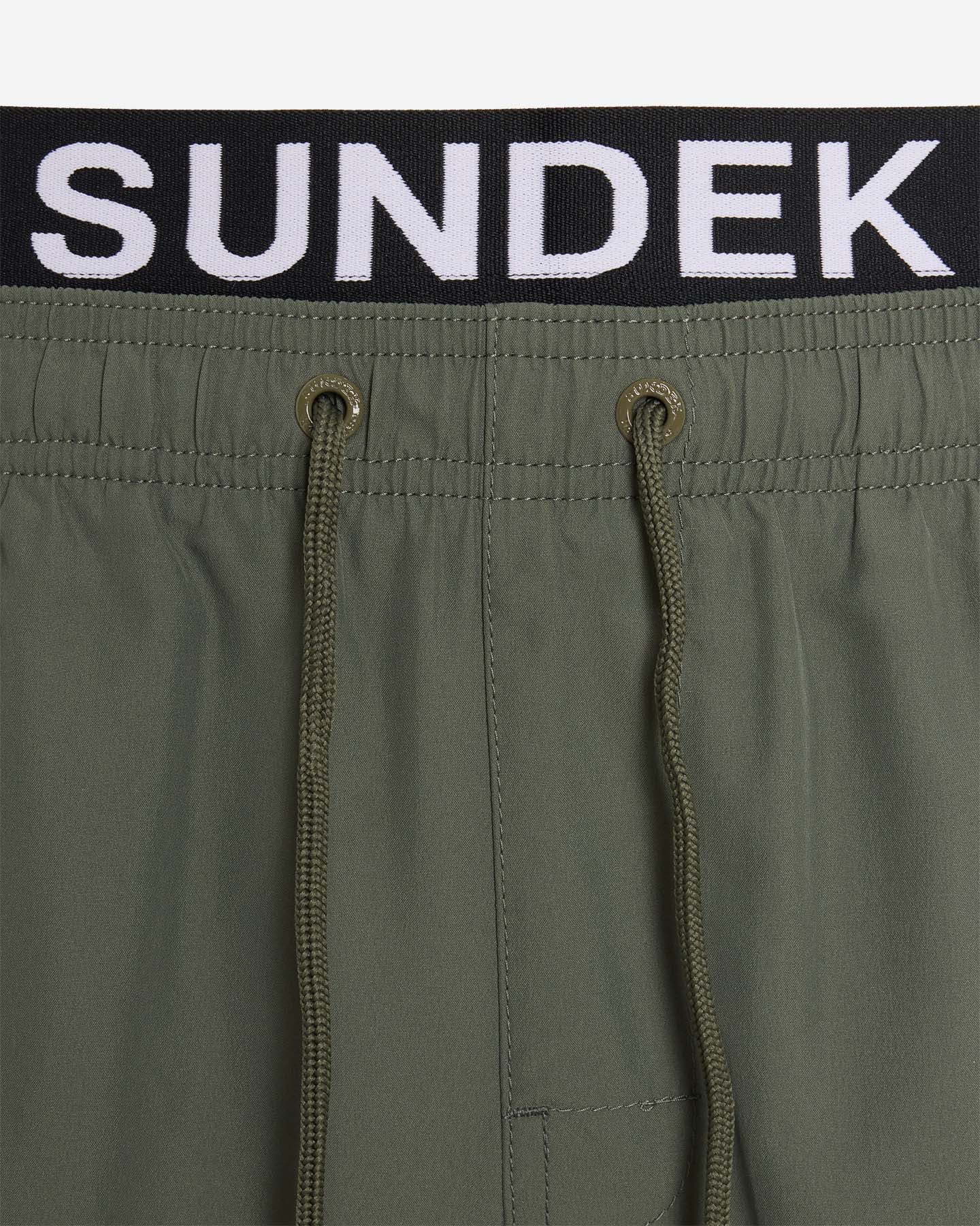 Boxer mare SUNDEK ELASTIC 18" M - Verde - 2 | Cisalfa Sport