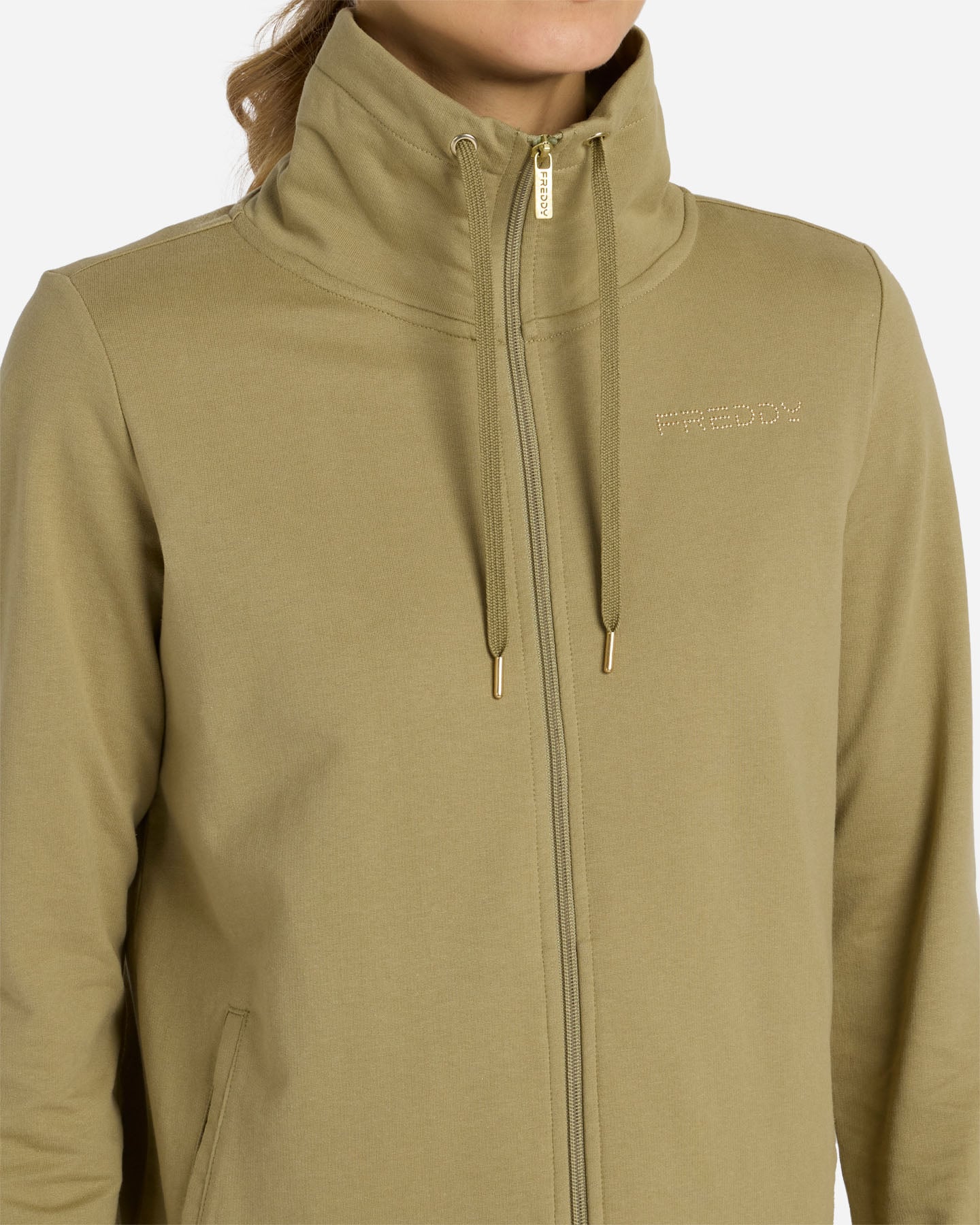 Felpa FREDDY SMALL LOGO W - Verde - 5 | Cisalfa Sport