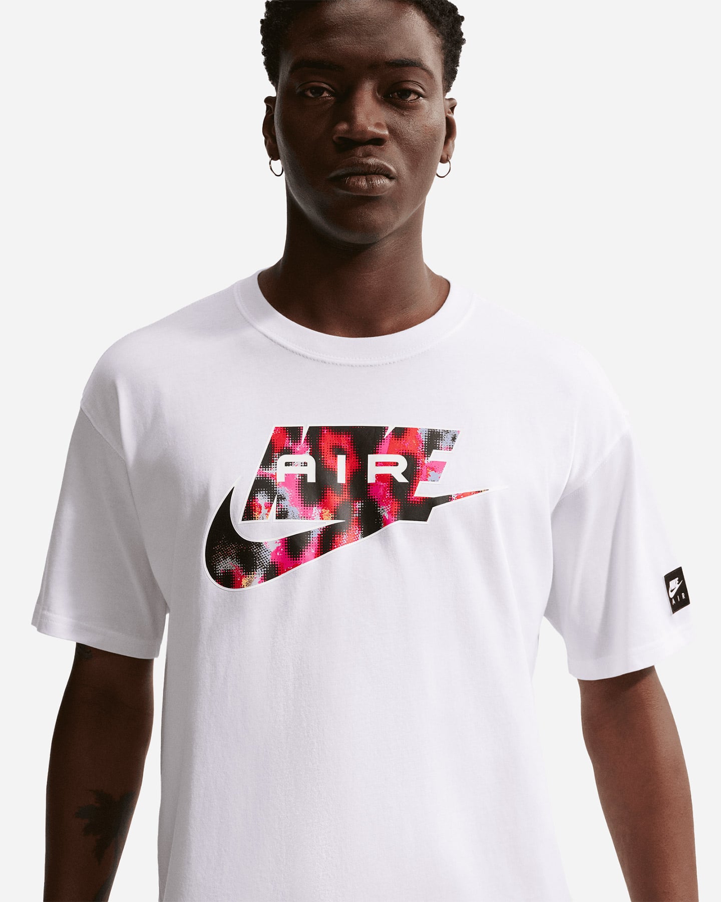 T-shirt NIKE AIR FRONT M - Bianco - 3 | Cisalfa Sport