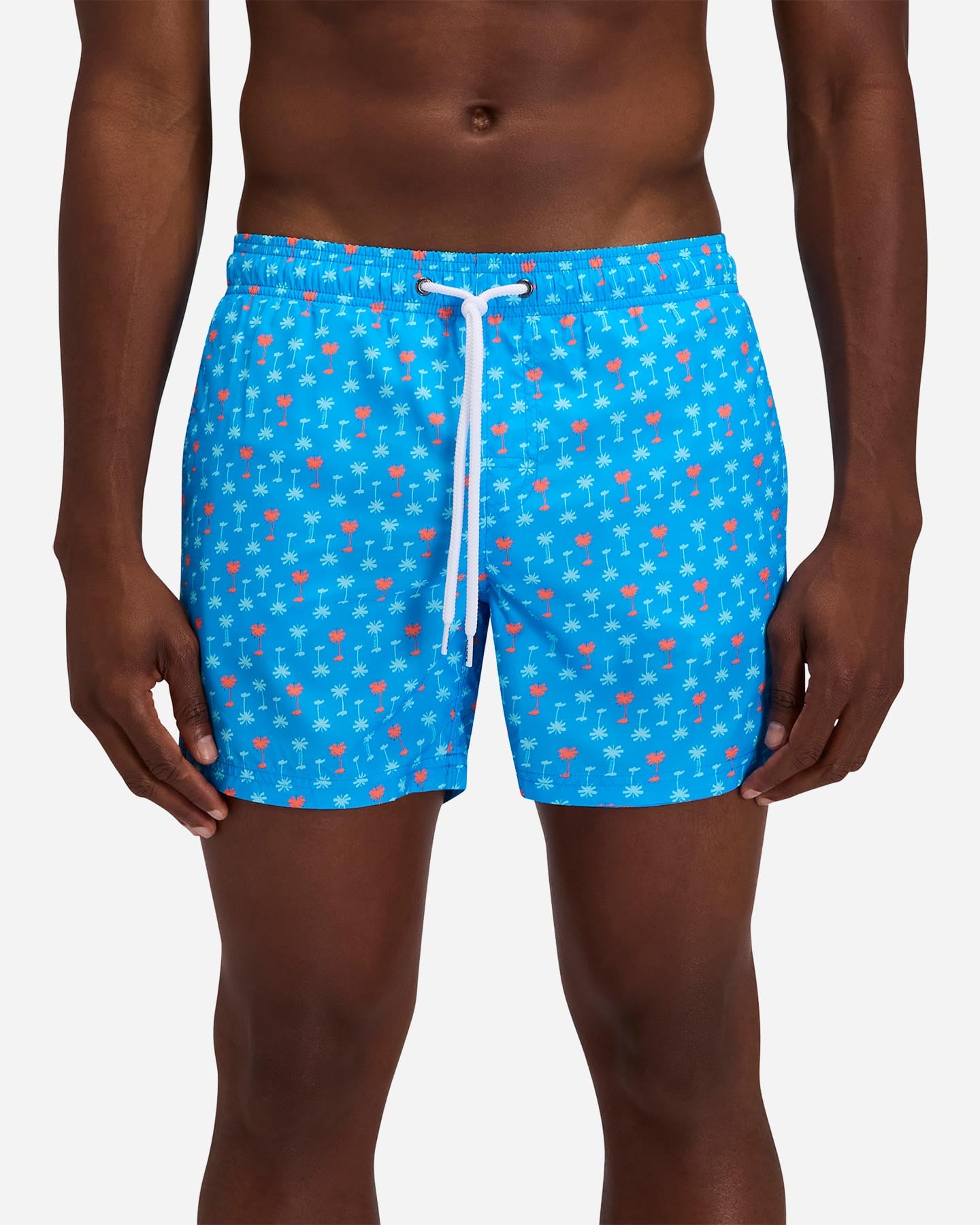 Boxer mare SUNDEK PRINT PALMS 14" M - Azzurro - 2 | Cisalfa Sport