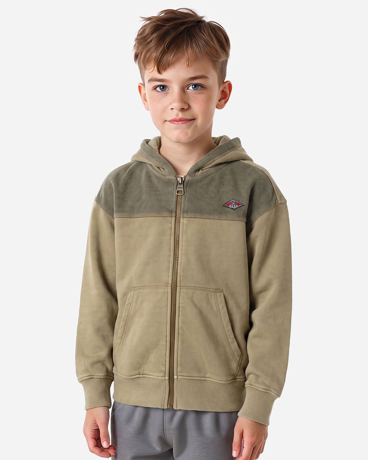 Felpa BEAR UNEARTHED NATURE JR - Giallo - 2 | Cisalfa Sport
