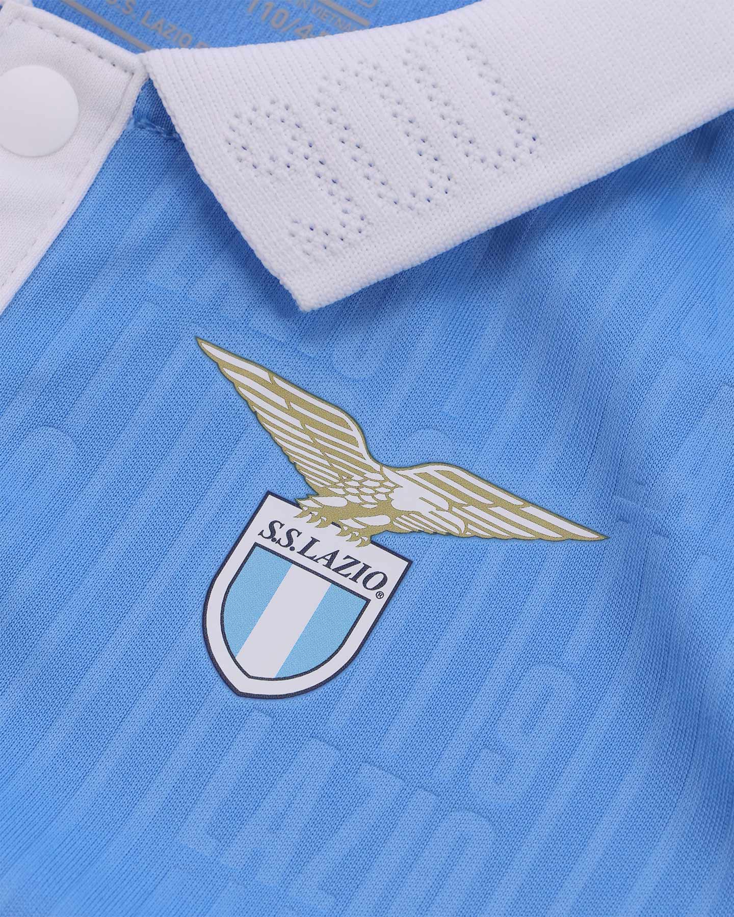 Abbigliamento calcio ufficiale MIZUNO MINIKIT LAZIO HOME 26-27 JR - 4 | Cisalfa Sport