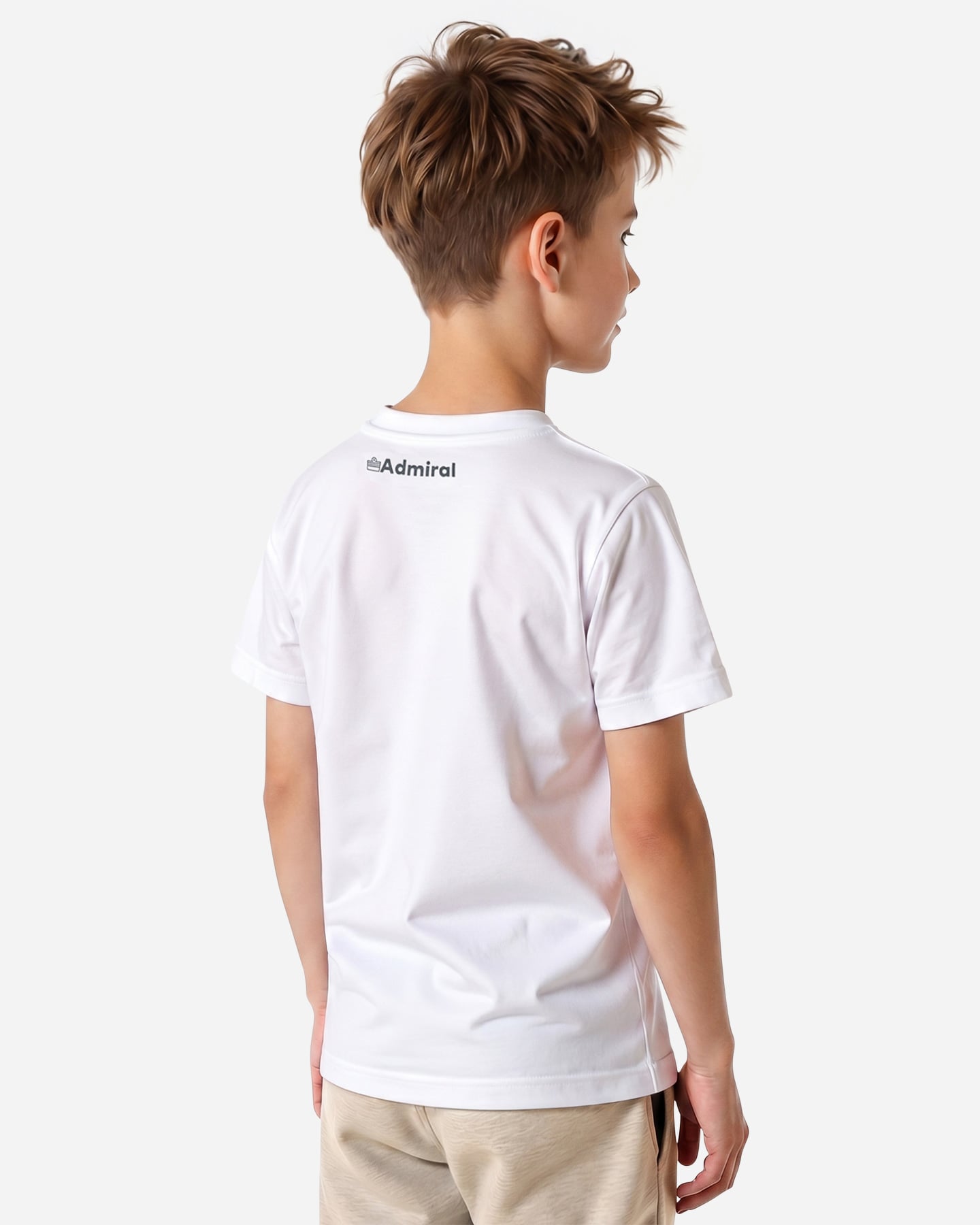 T-shirt ADMIRAL ESSENTIAL COLLEGE JR - Bianco - 3 | Cisalfa Sport