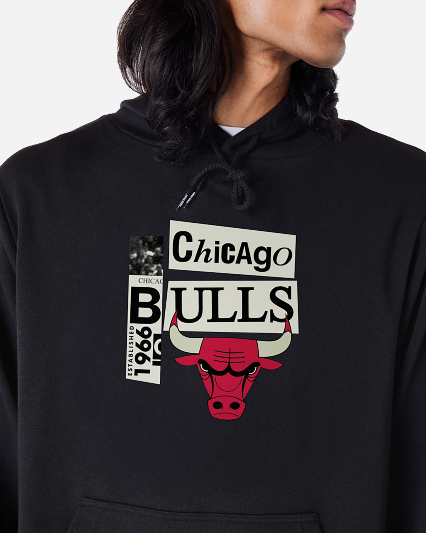 Felpa nba NEW ERA 9FORTY NEWSPAPER BULLS M - Nero - 2 | Cisalfa Sport