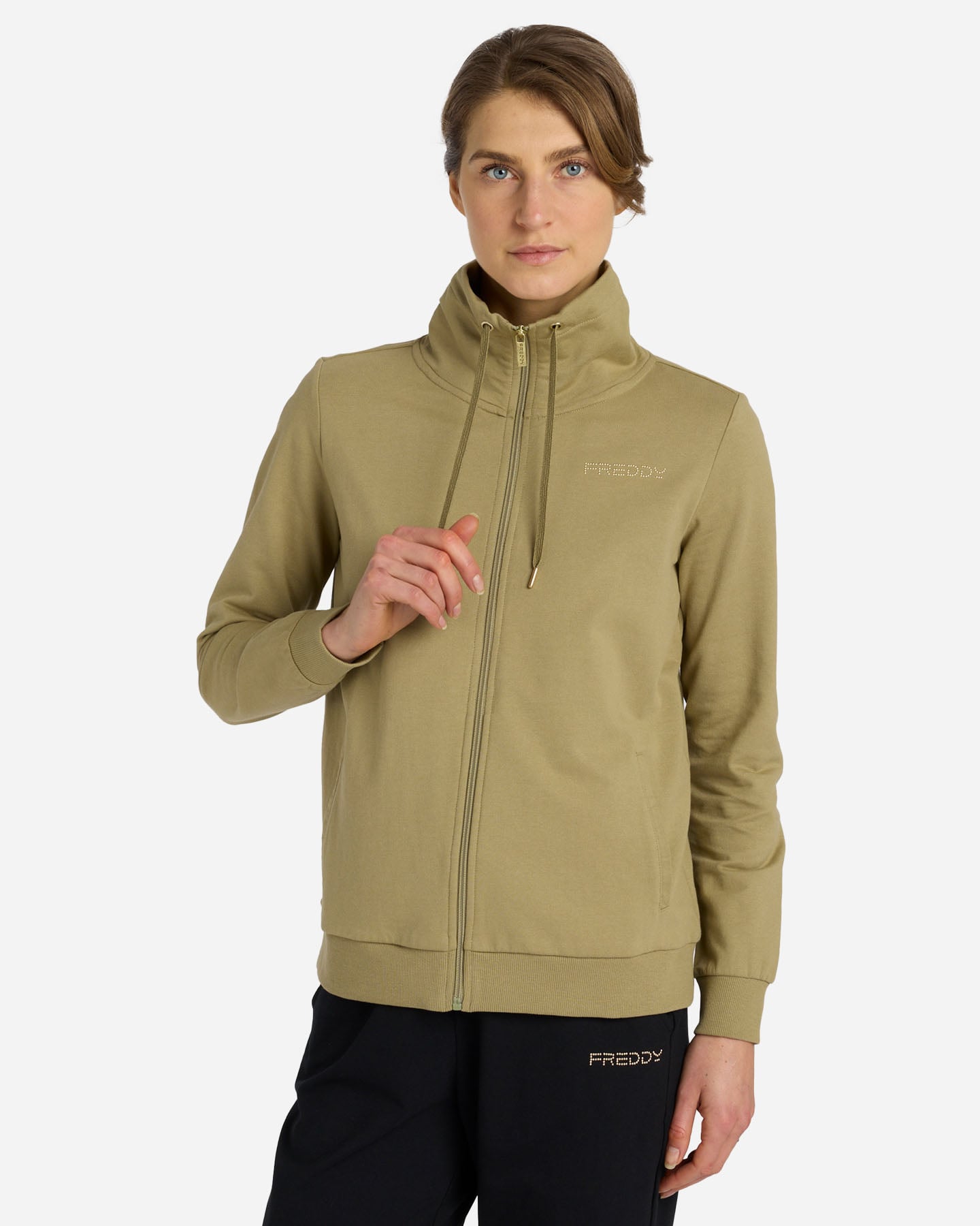 Felpa FREDDY SMALL LOGO W - Verde - 1 | Cisalfa Sport