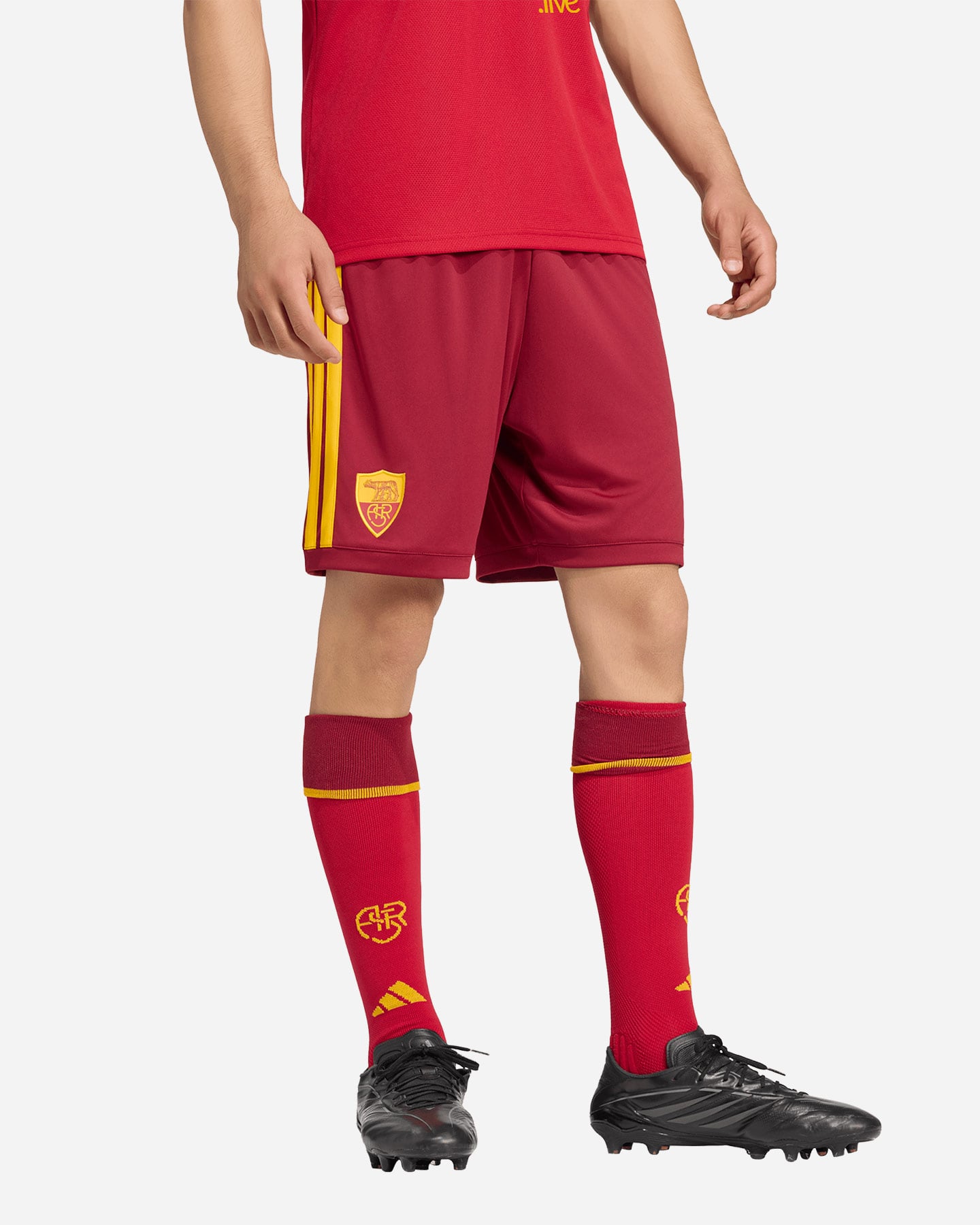 Pantaloncini calcio ufficiali ADIDAS AS ROMA HOME 26-27 M - 1 | Cisalfa Sport