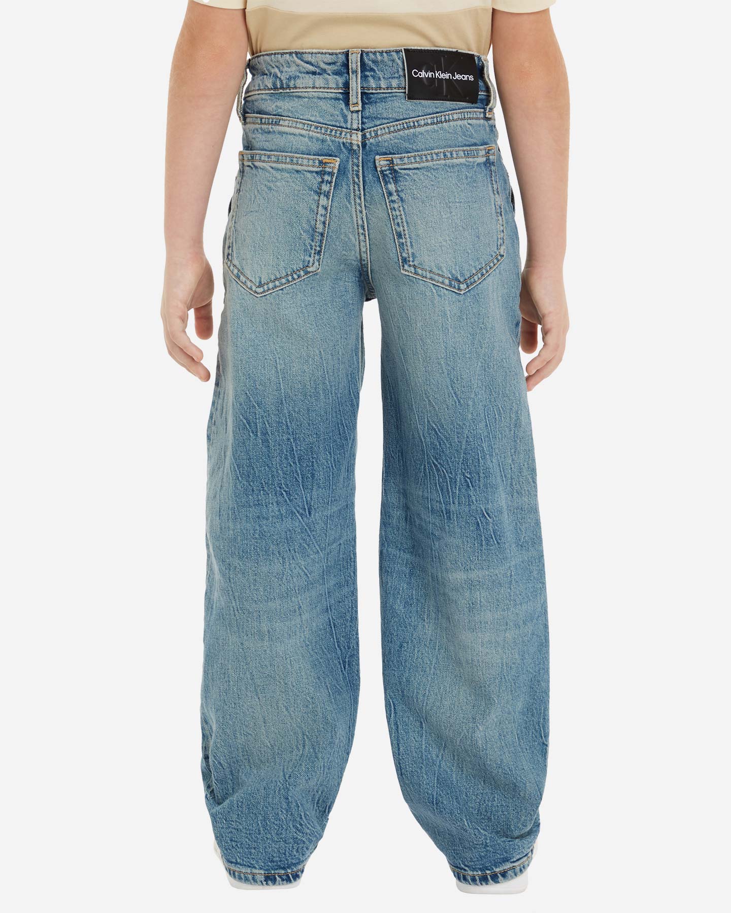 Jeans CALVIN KLEIN JEANS SKATER VISUAL JR - Blu - 3 | Cisalfa Sport