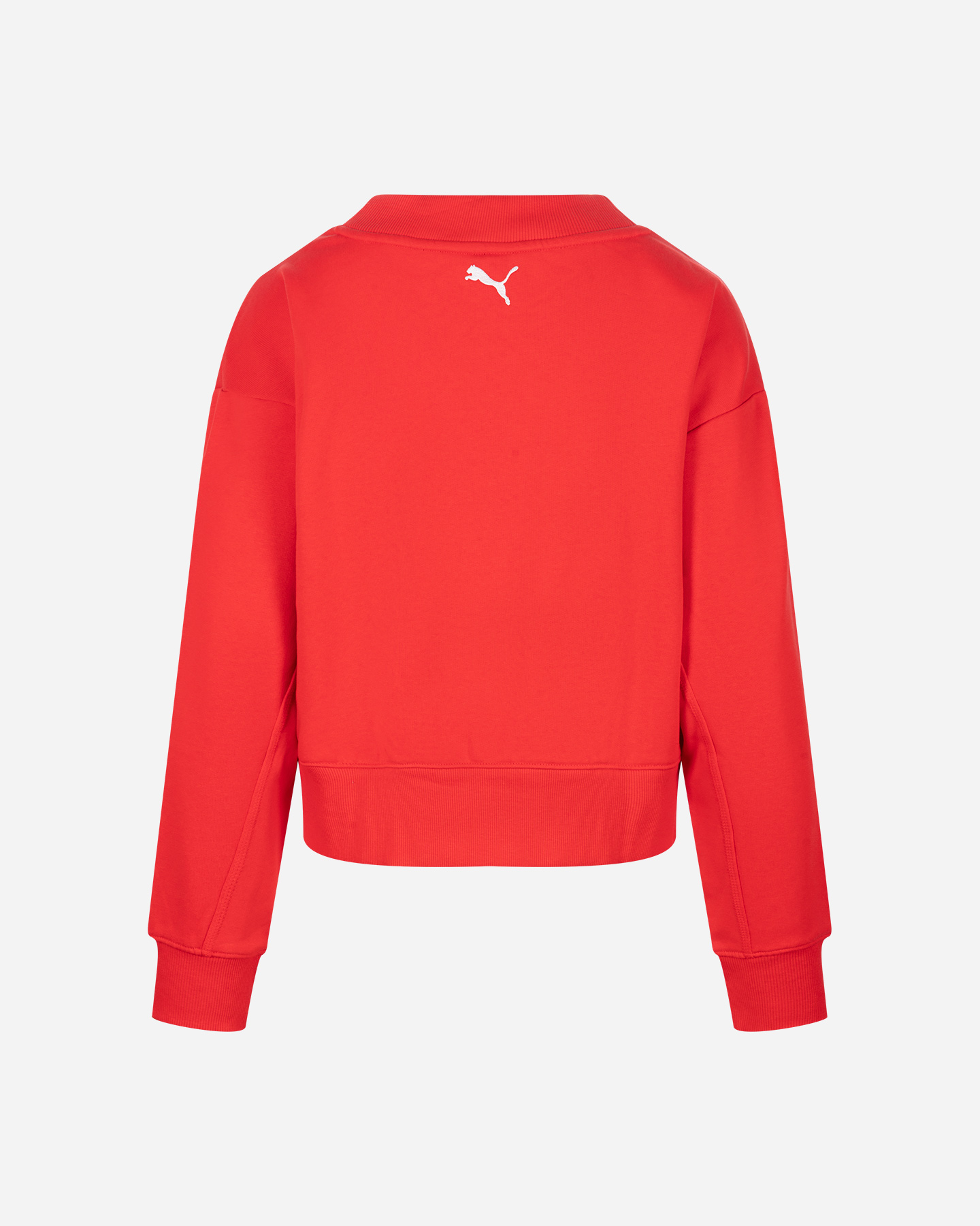 Felpa PUMA CROP W - Rosso - 1 | Cisalfa Sport