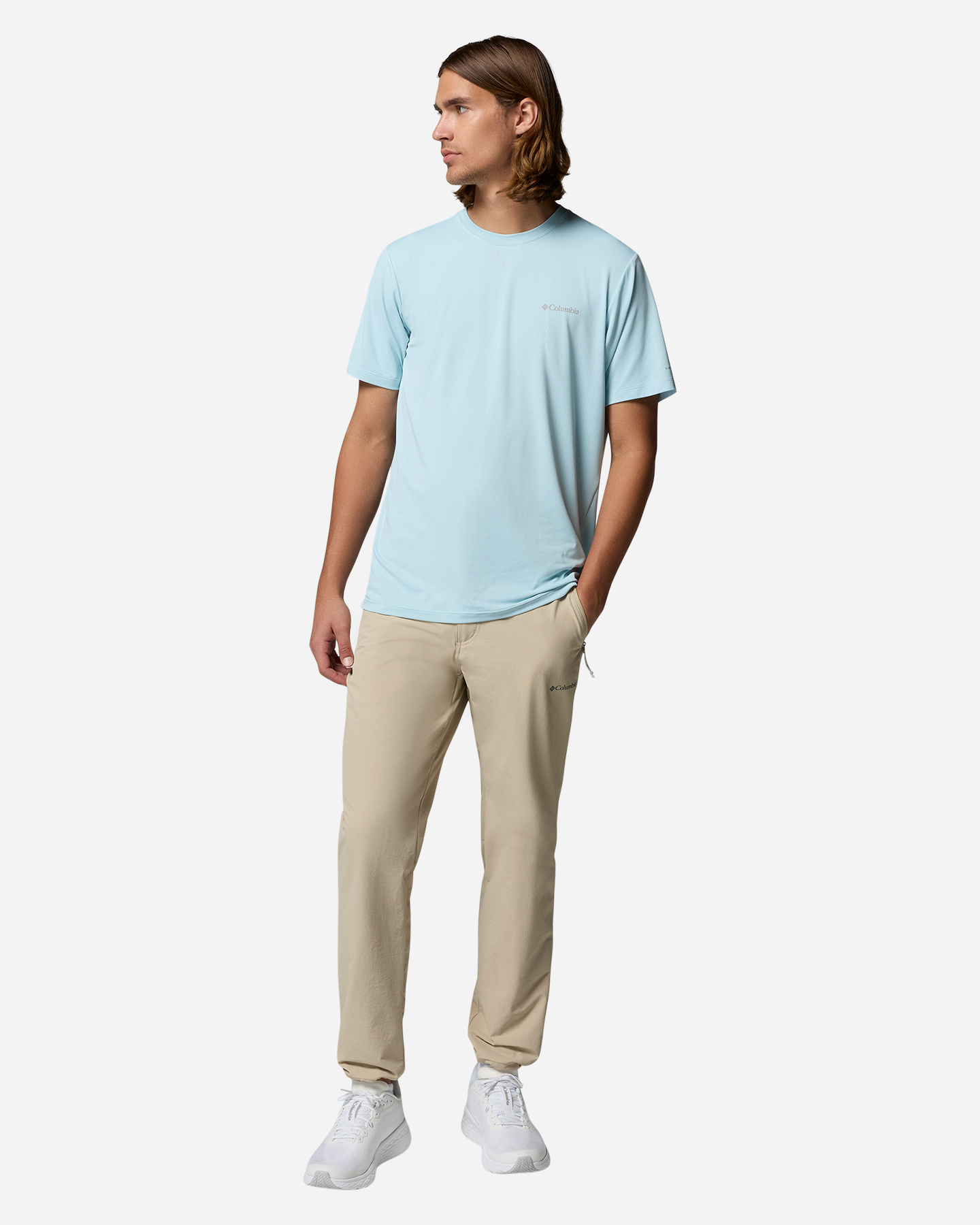 Pantalone outdoor COLUMBIA ESSENTIAL HIKE AY M - Beige - 4 | Cisalfa Sport