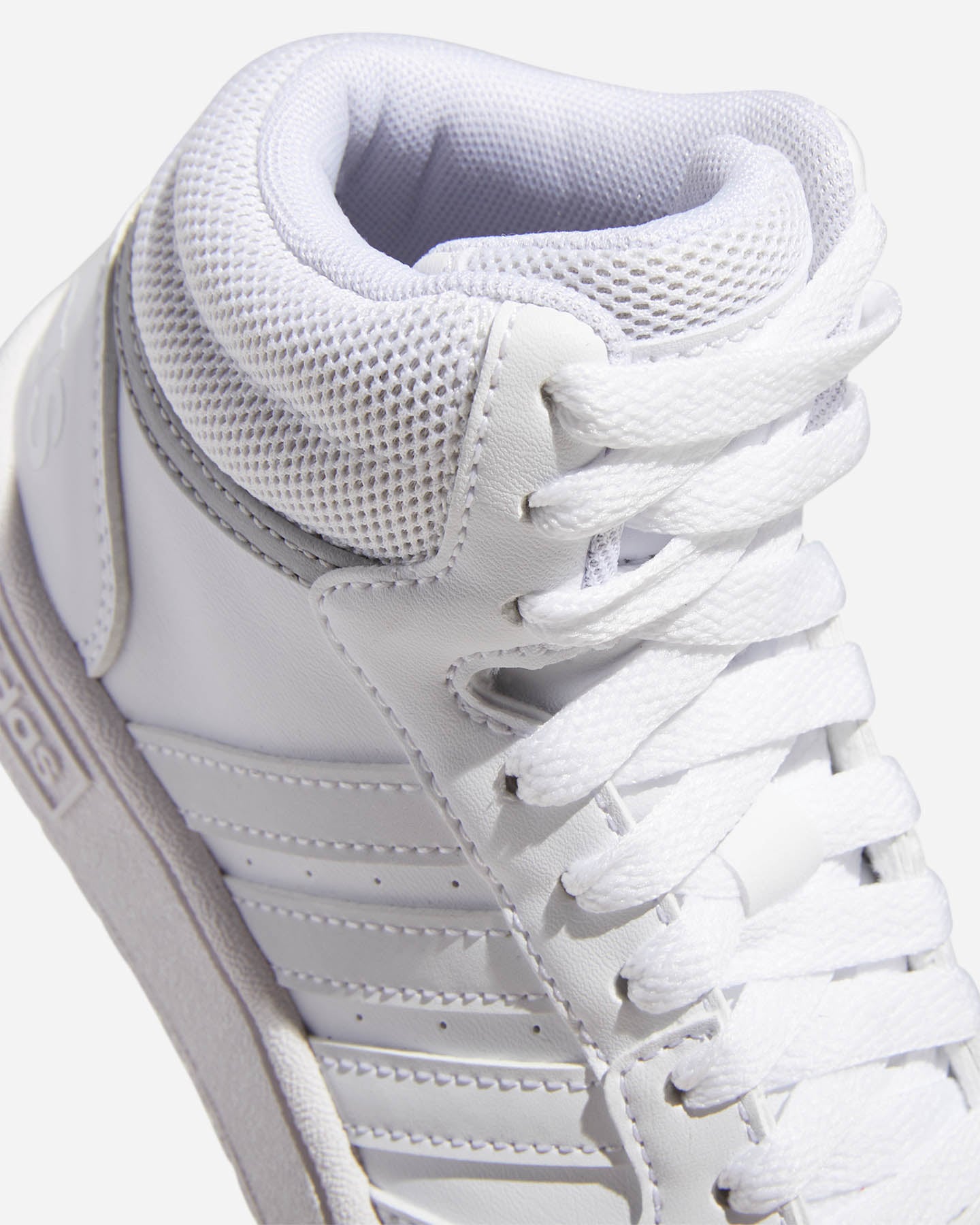 Scarpe sneakers ADIDAS HOOPS MID 3.0 JR - Bianco - 4 | Cisalfa Sport