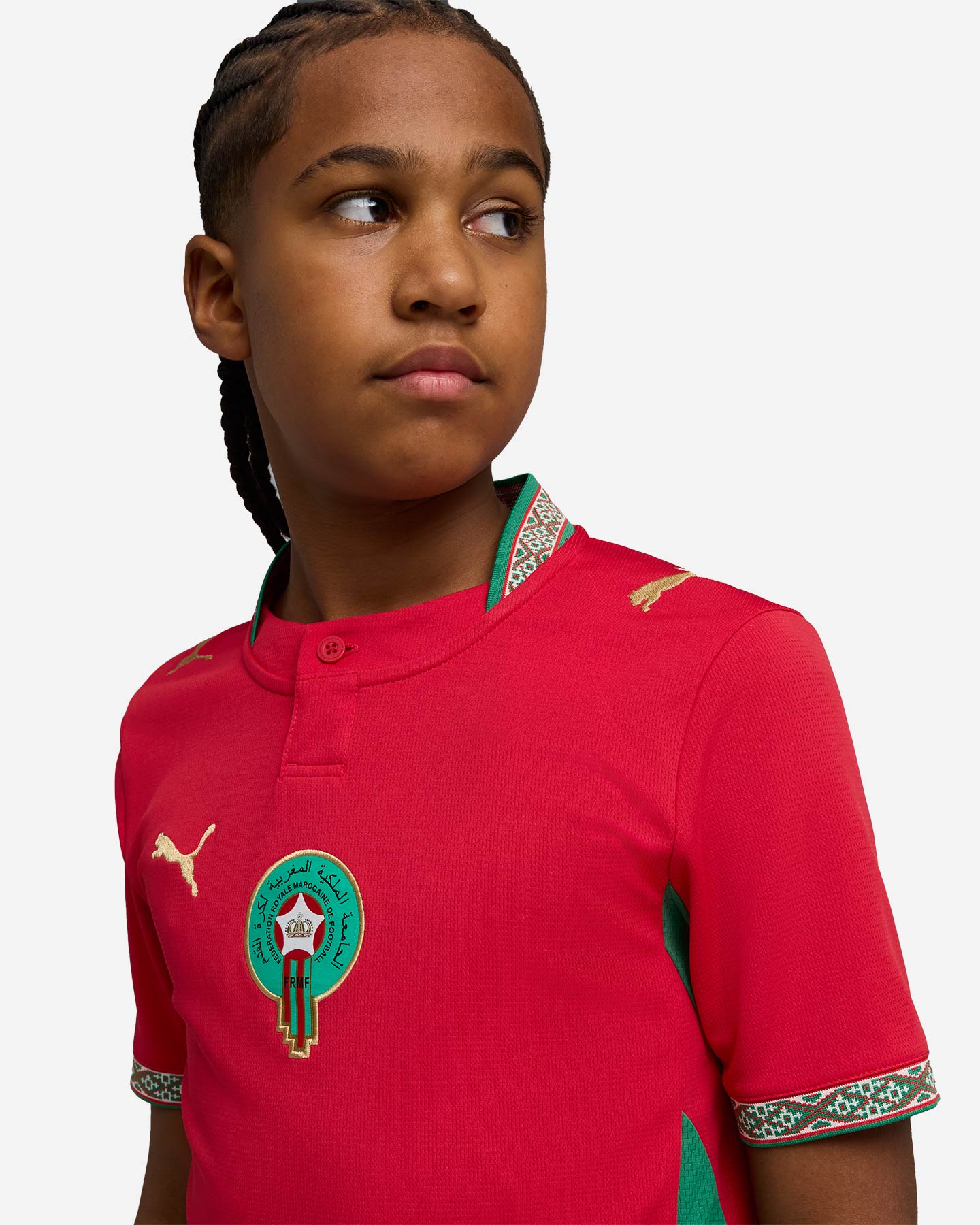 Maglia calcio ufficiale PUMA MAROCCO HOME 26 JR - Color mix - 2 | Cisalfa Sport