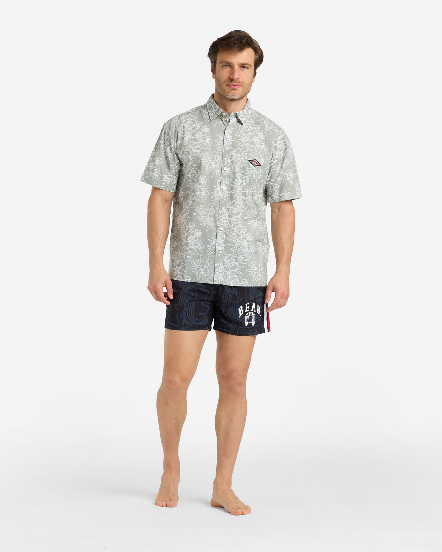 T-shirt BEAR WAVES AFTER WAVES M - Verde - 4 | Cisalfa Sport