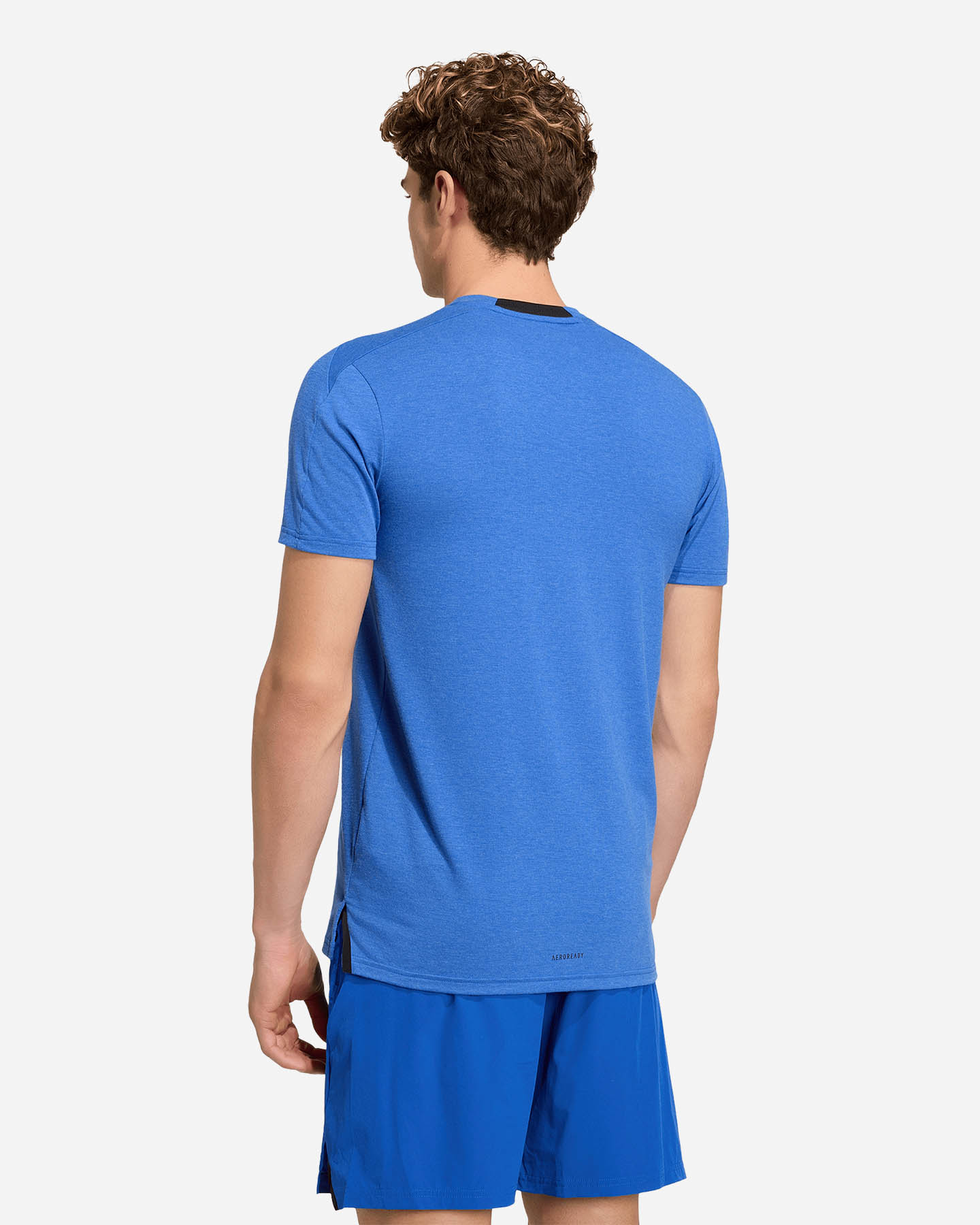 T-shirt training ADIDAS D4T WORKOUT M - Blu - 3 | Cisalfa Sport