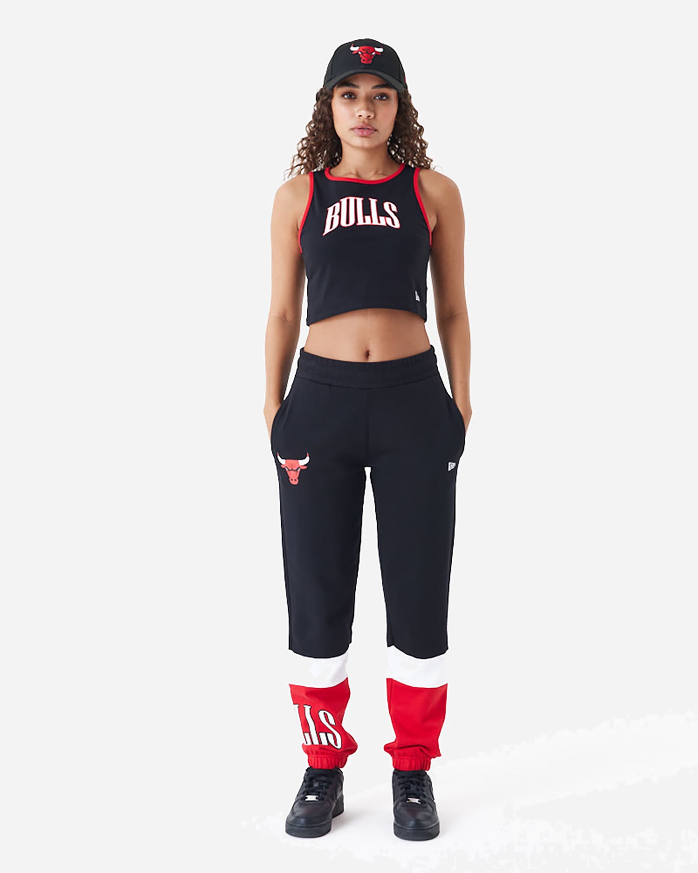 Canotta NEW ERA CROP CHICAGO BULLS W - Nero - 5 | Cisalfa Sport