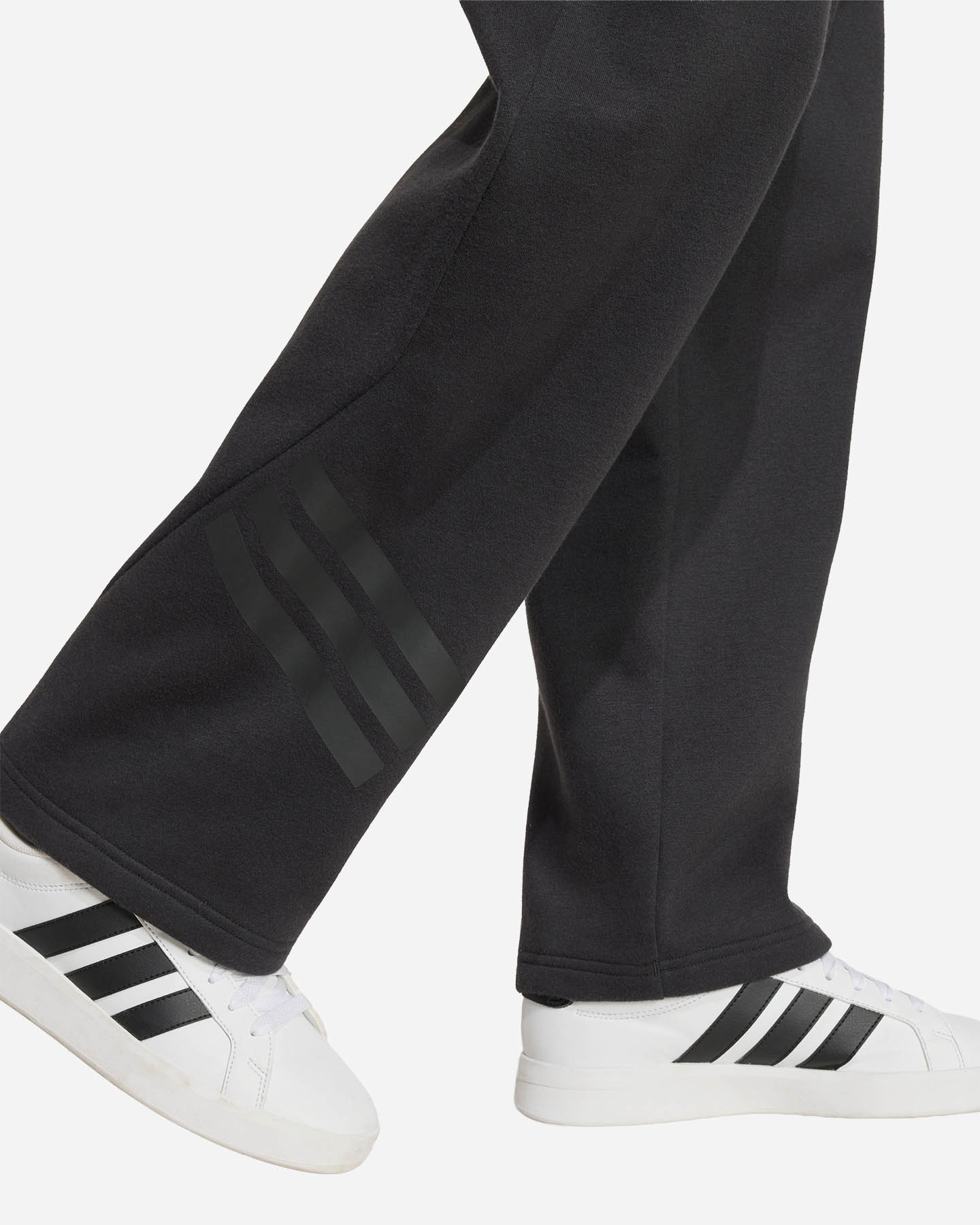 Pantalone ADIDAS FUTURE ICONS 3 STRIPES JR - Nero - 4 | Cisalfa Sport