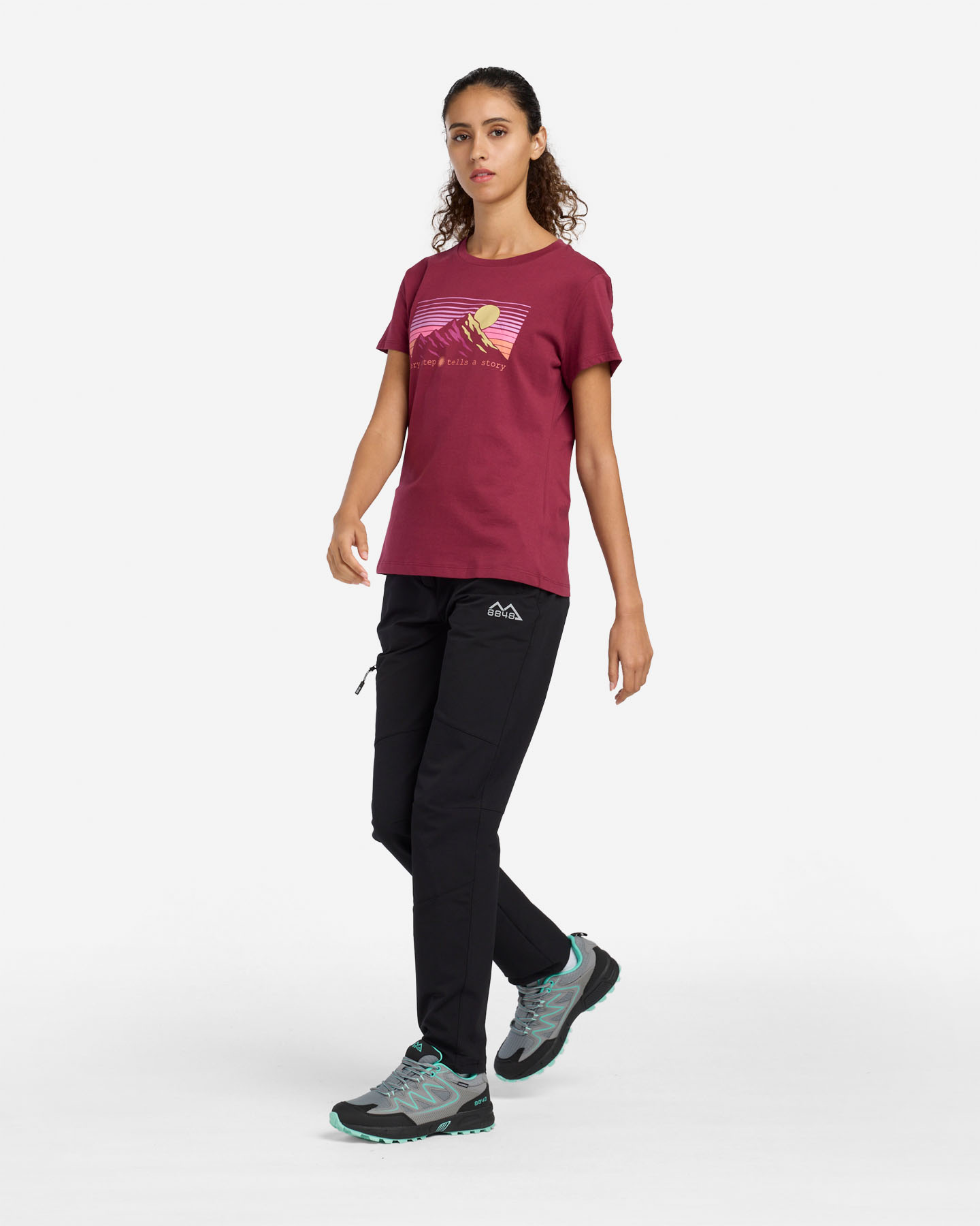 T-shirt 8848 ESSENTIAL W - Viola - 2 | Cisalfa Sport