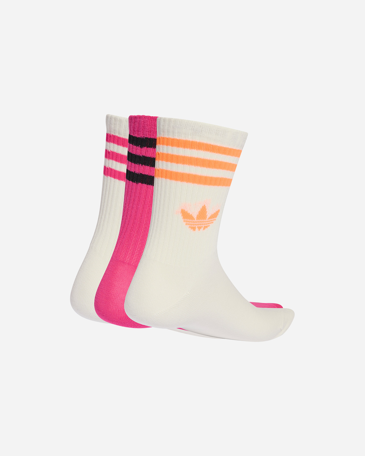 Calze ADIDAS 3STRIPES CREW S 3PACK MID W - Color mix - 1 | Cisalfa Sport