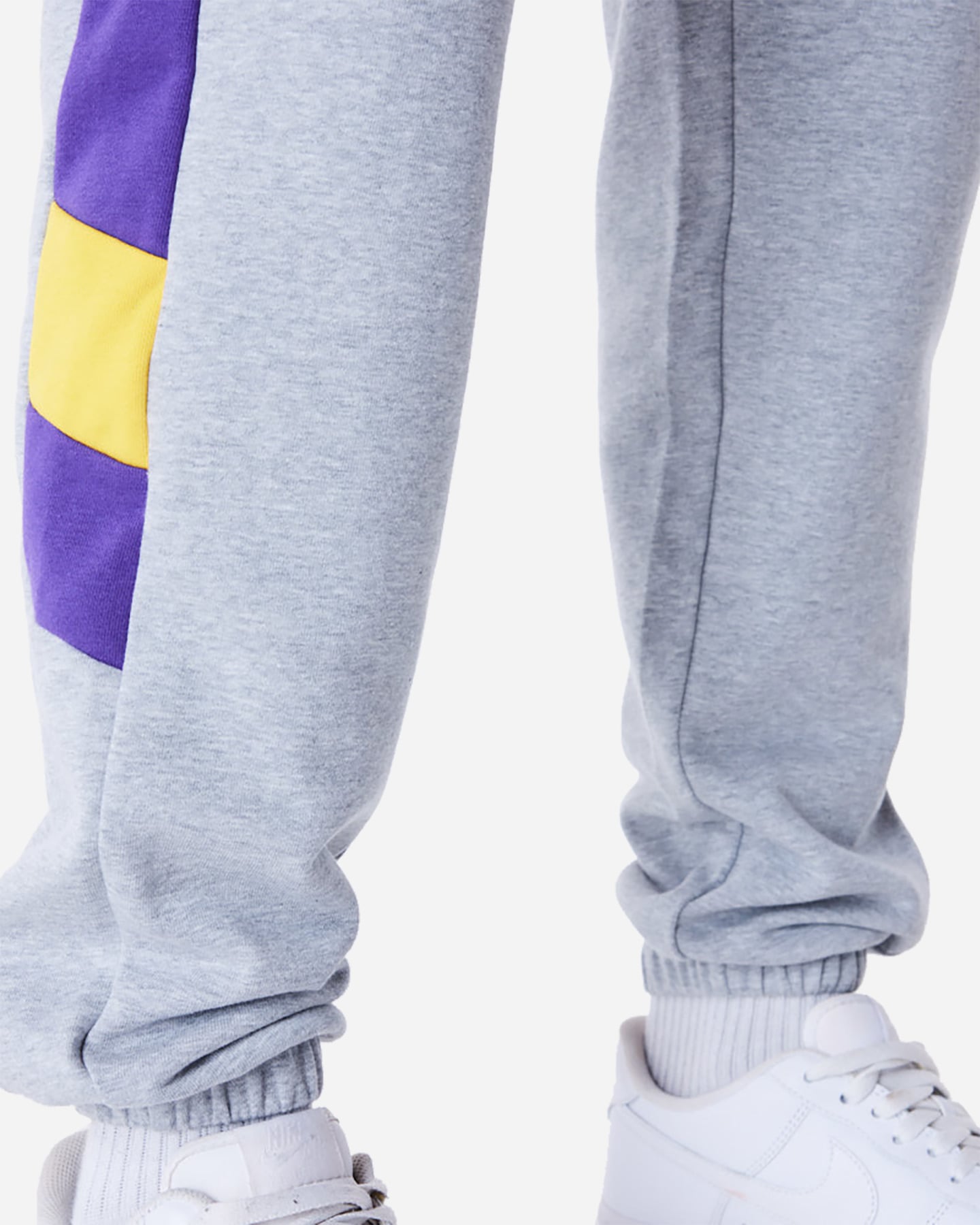 Pantaloni nba NEW ERA PANEL LAKERS JOGGER M - Grigio - 5 | Cisalfa Sport