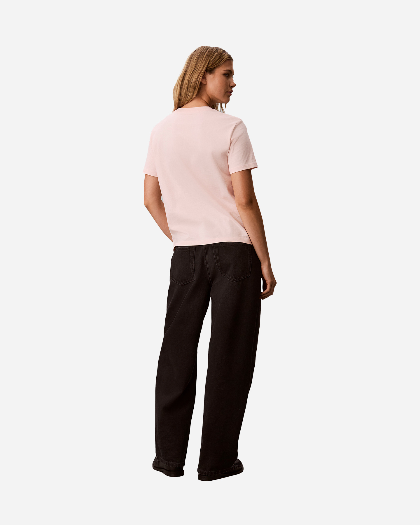 T-shirt CALVIN KLEIN JEANS MONOLOGO W - Rosa - 3 | Cisalfa Sport