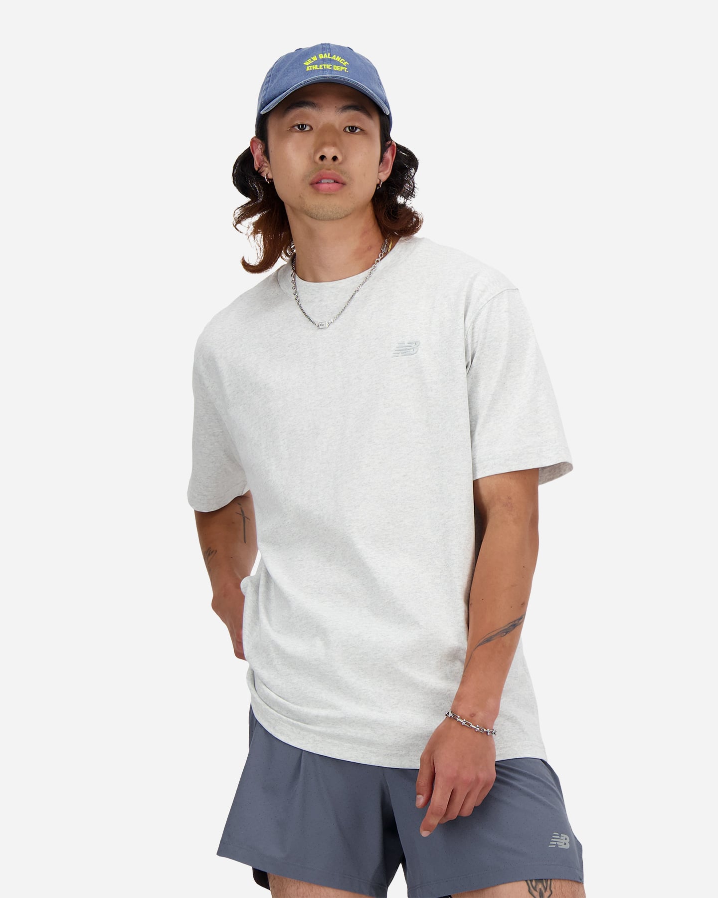 T-shirt NEW BALANCE ATHLETICS SMALL LOGO M - Grigio - 1 | Cisalfa Sport