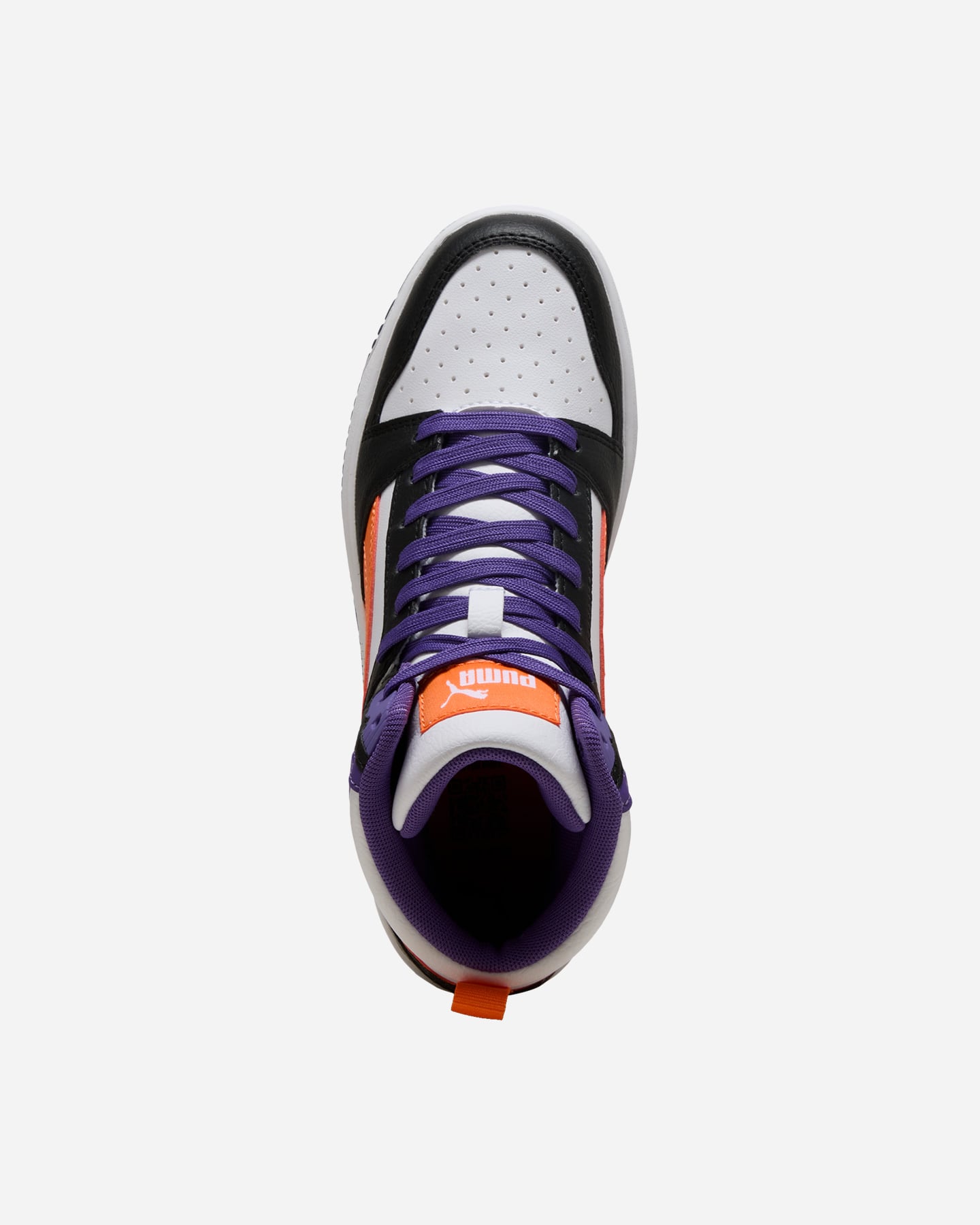 Scarpe sneakers PUMA REBOUND V6 MID GS JR - Bianco - 3 | Cisalfa Sport