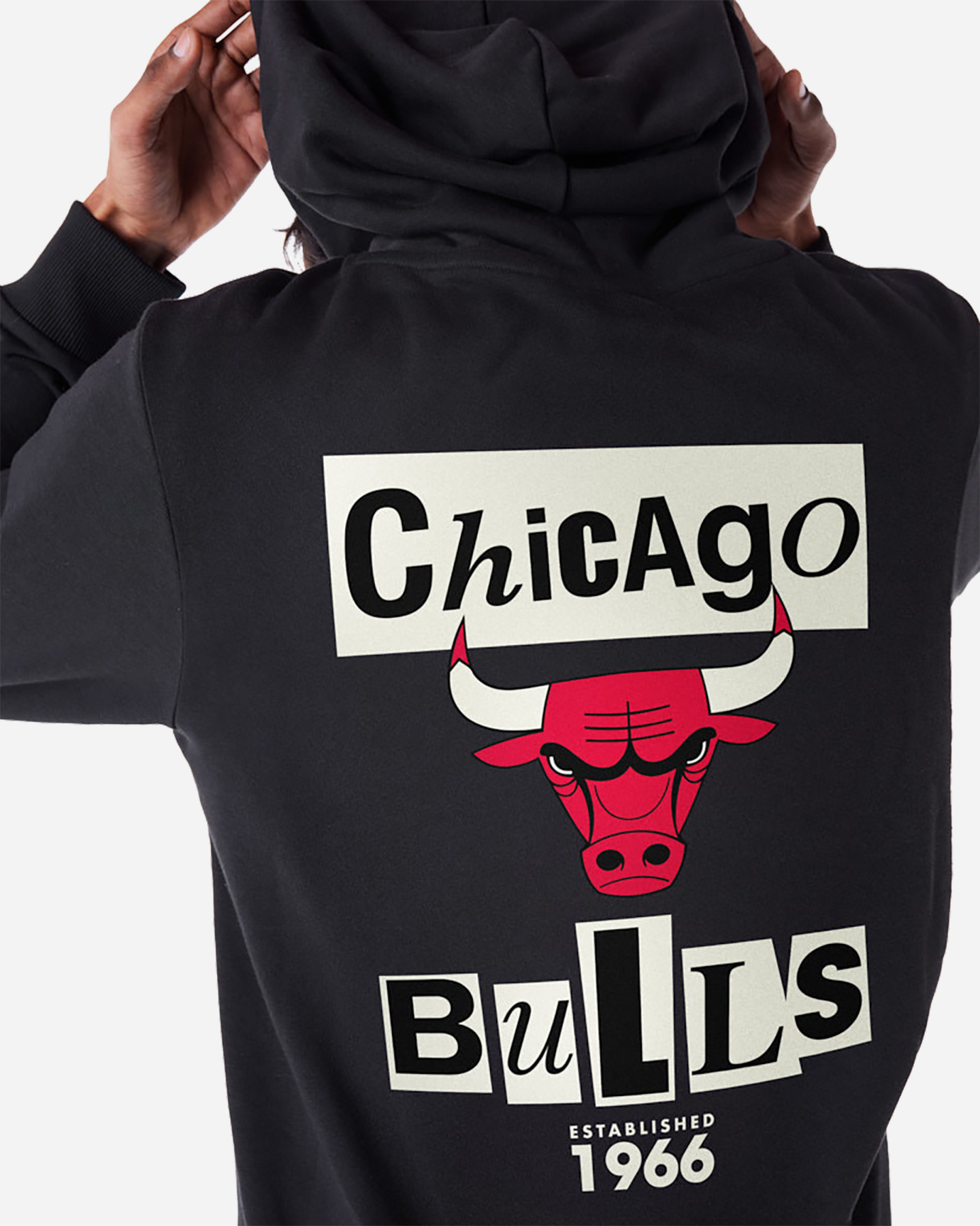 Felpa nba NEW ERA 9FORTY NEWSPAPER BULLS M - Nero - 4 | Cisalfa Sport