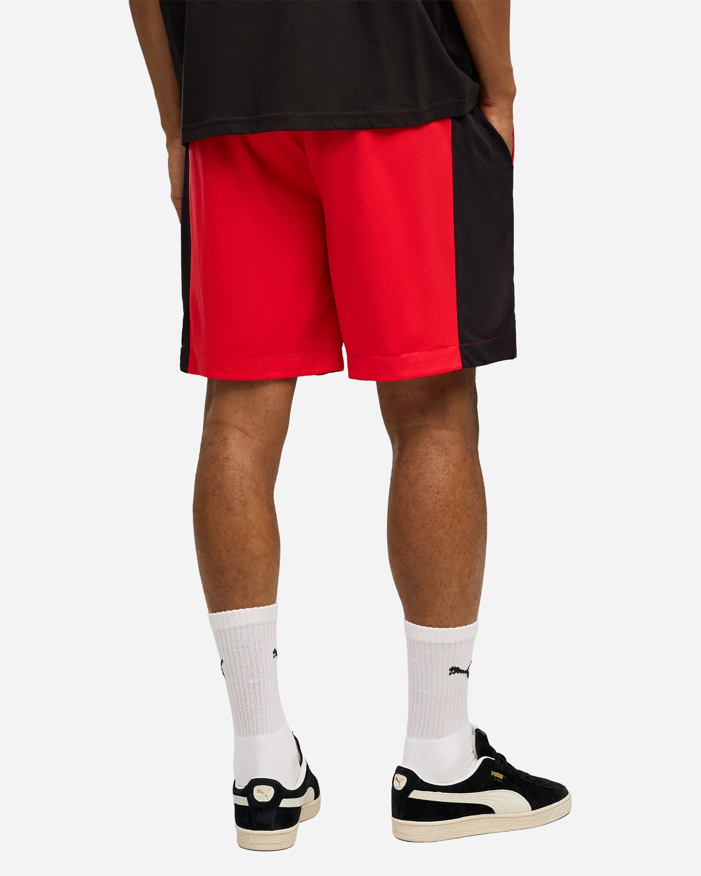 Pantaloncini basket PUMA FUNDAMENTALS M - Rosso - 3 | Cisalfa Sport