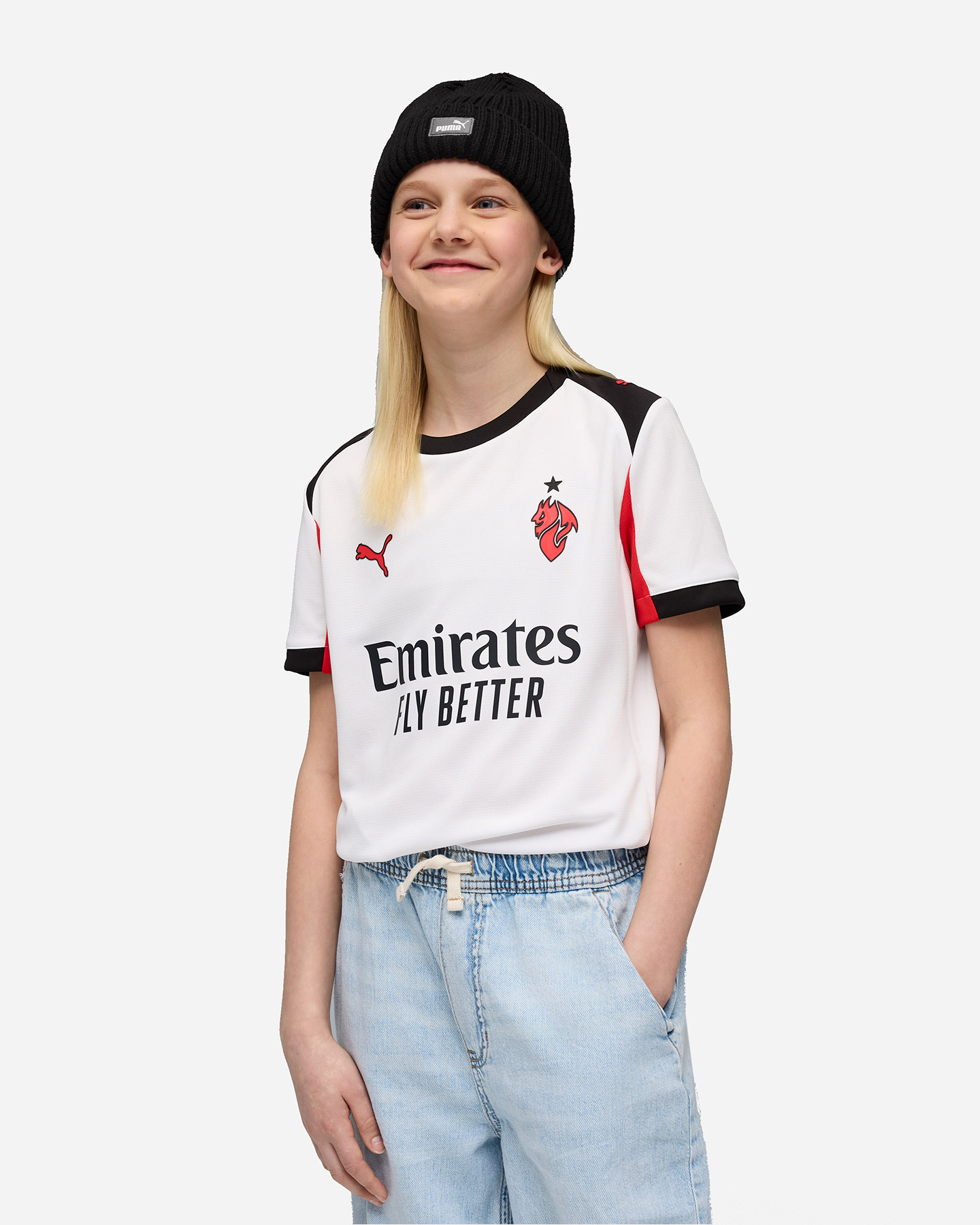 Maglia calcio ufficiale PUMA MILAN AWAY 25-26 JR - Color mix - 2 | Cisalfa Sport