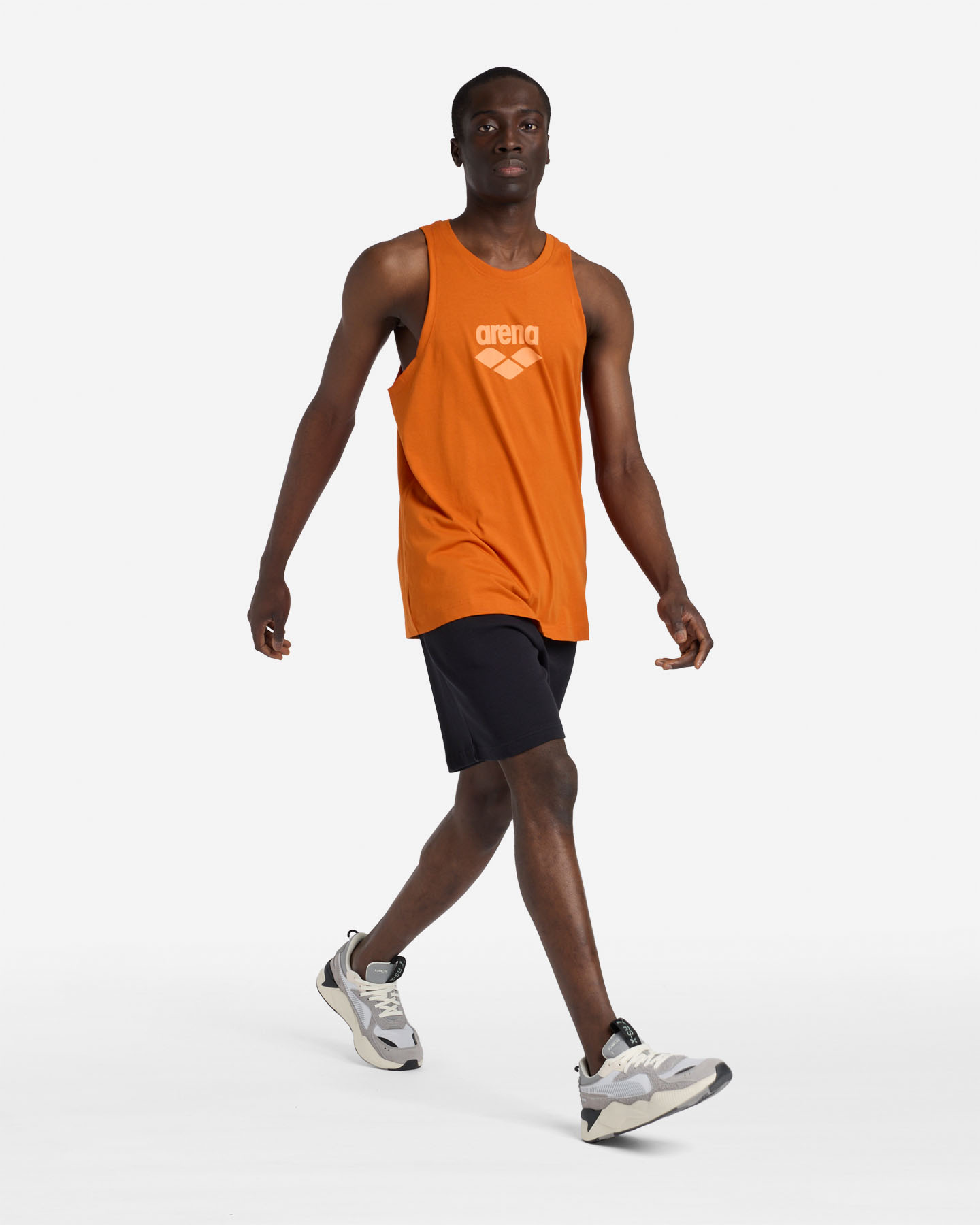 Canotta ARENA ATHLETIC ESSENTIAL M - Arancione - 4 | Cisalfa Sport