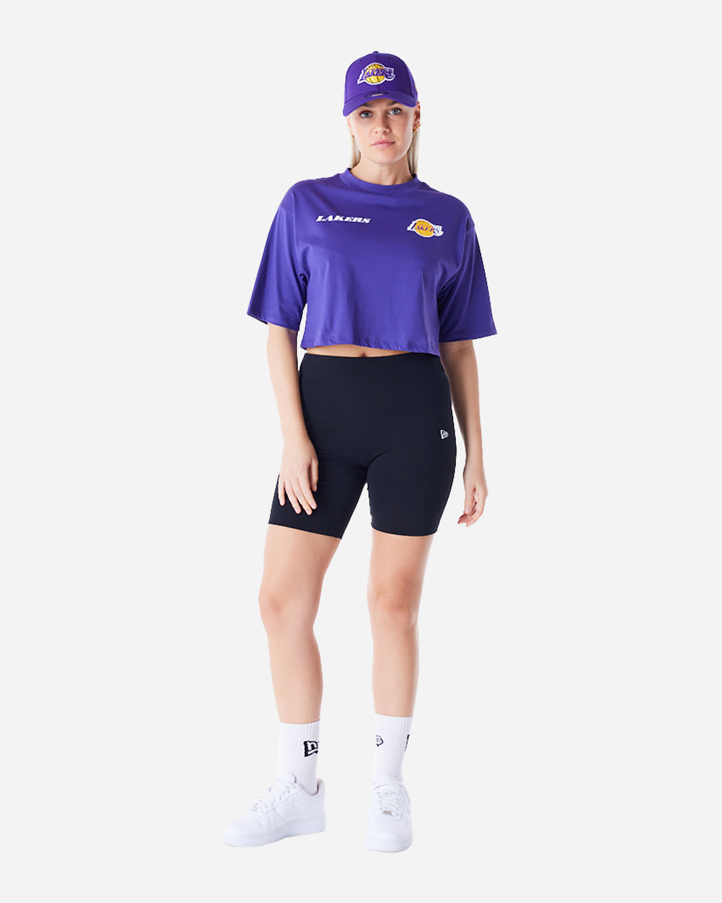 T-shirt NEW ERA CROP LAKERS W - Viola - 2 | Cisalfa Sport