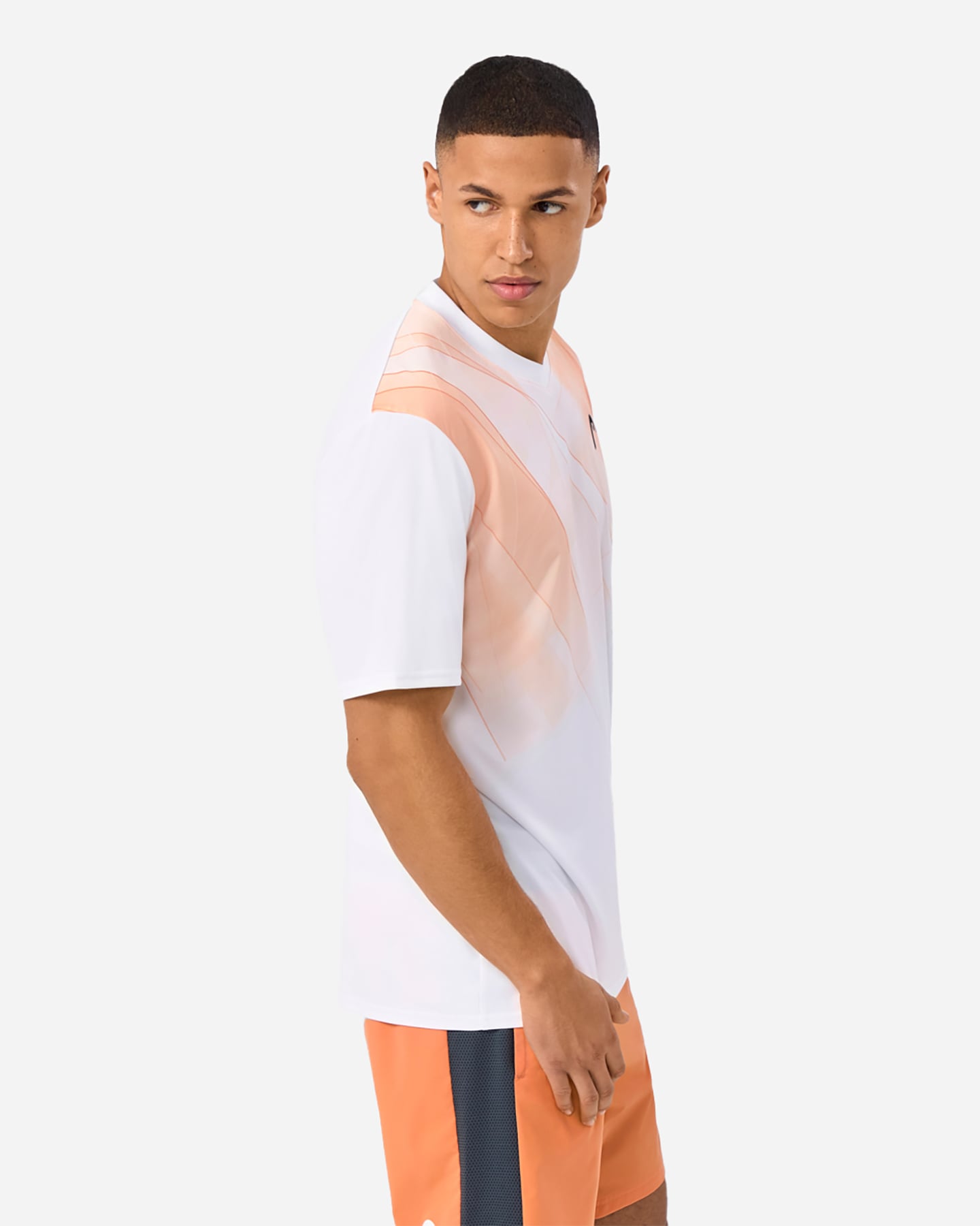 T-shirt tennis HEAD TOPSPIN M - Bianco - 1 | Cisalfa Sport