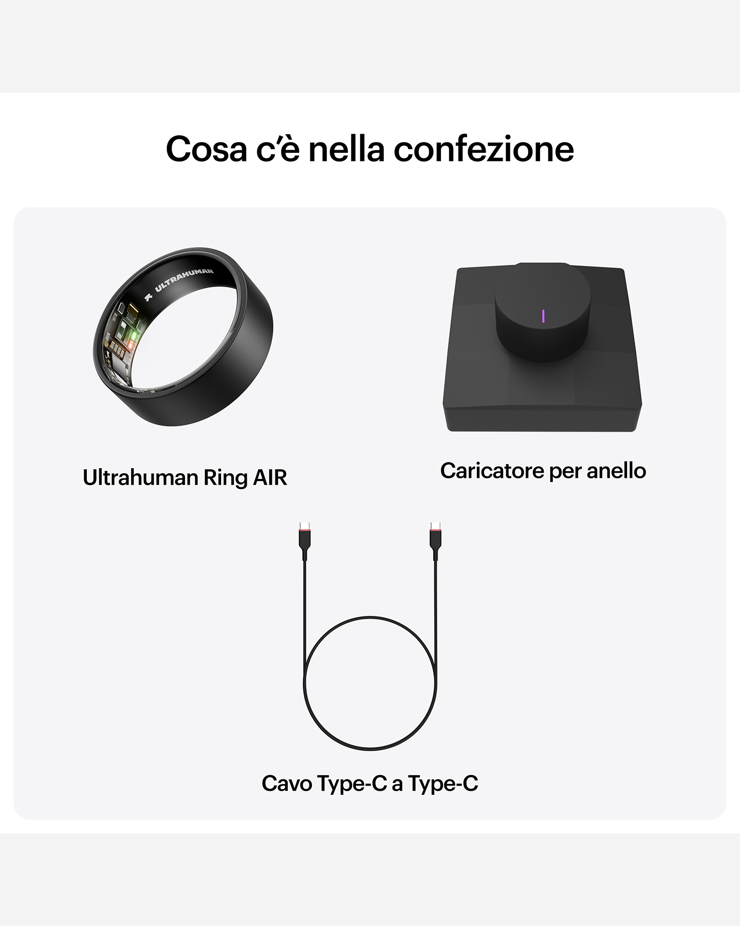 Fitness tracker ULTRAHUMAN AIR  - Nero - 5 | Cisalfa Sport
