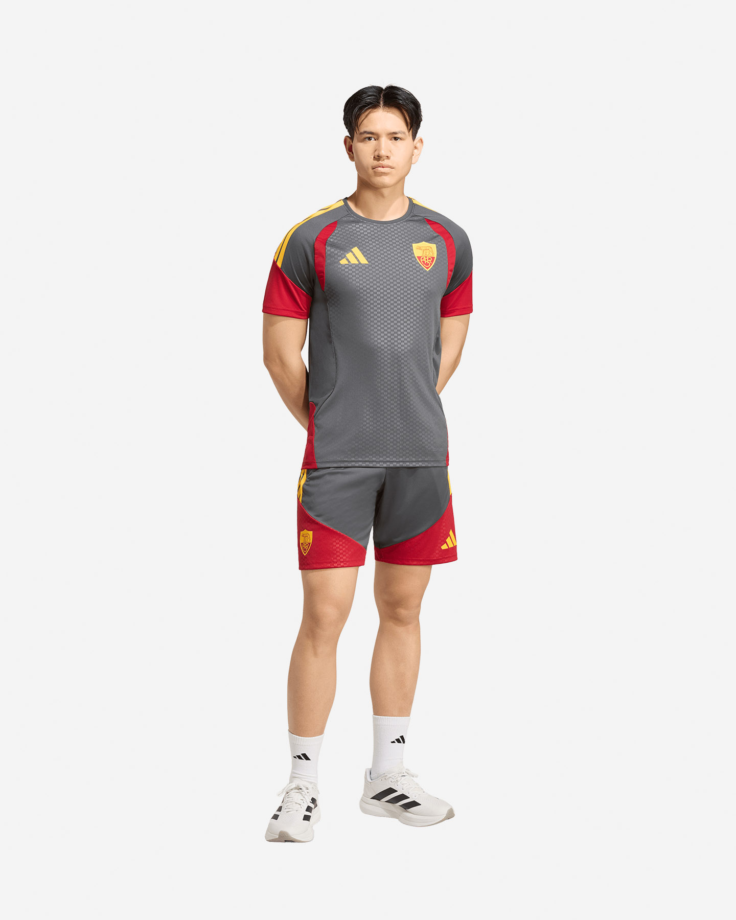 Abbigliamento calcio ufficiale ADIDAS AS ROMA TIRO26 COMPETITION TRAINING 26-27 M - 4 | Cisalfa Sport