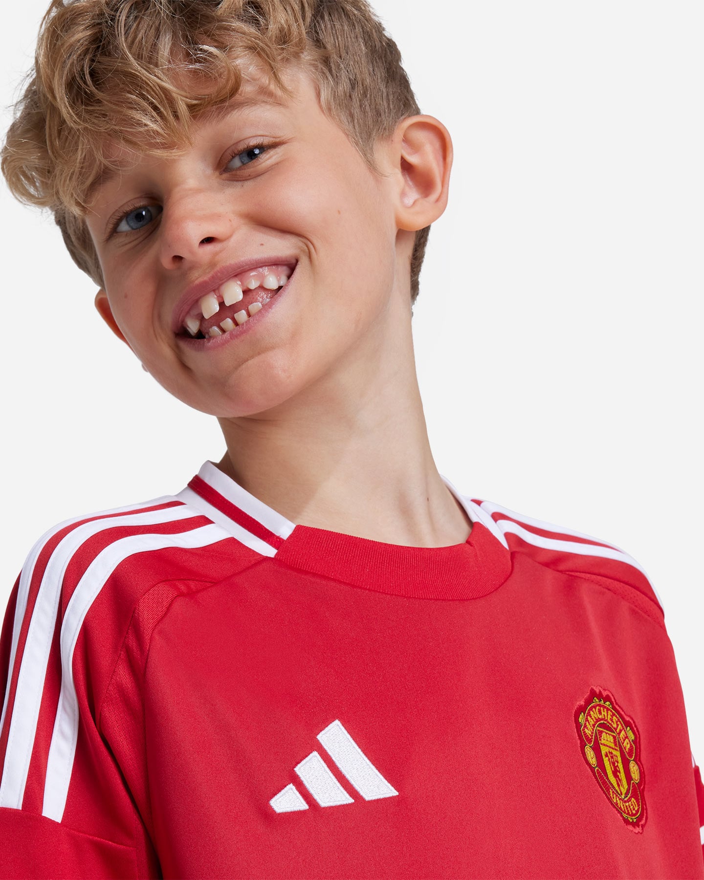 Maglia calcio ufficiale ADIDAS MANCHESTER UNITED HOME 24-25 M - Color mix - 4 | Cisalfa Sport