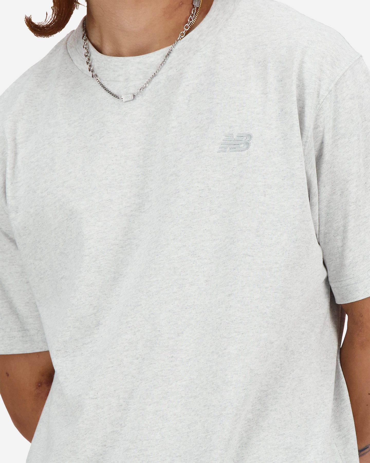 T-shirt NEW BALANCE ATHLETICS SMALL LOGO M - Grigio - 5 | Cisalfa Sport