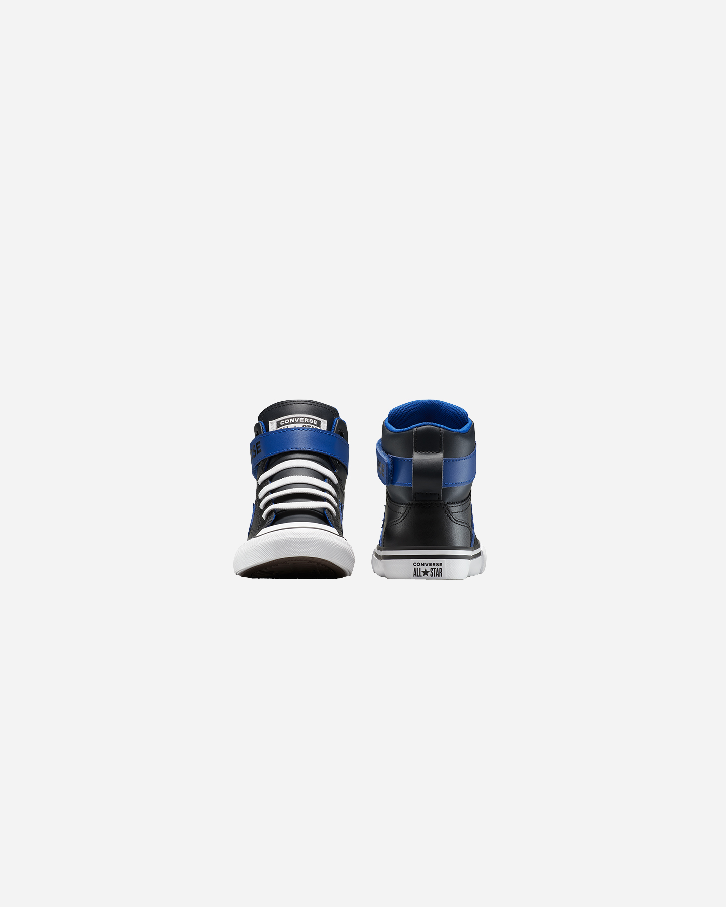 Scarpe sneakers CONVERSE PRO BLAZE STRAP LTH EASY ON MID JR - Nero - 3 | Cisalfa Sport