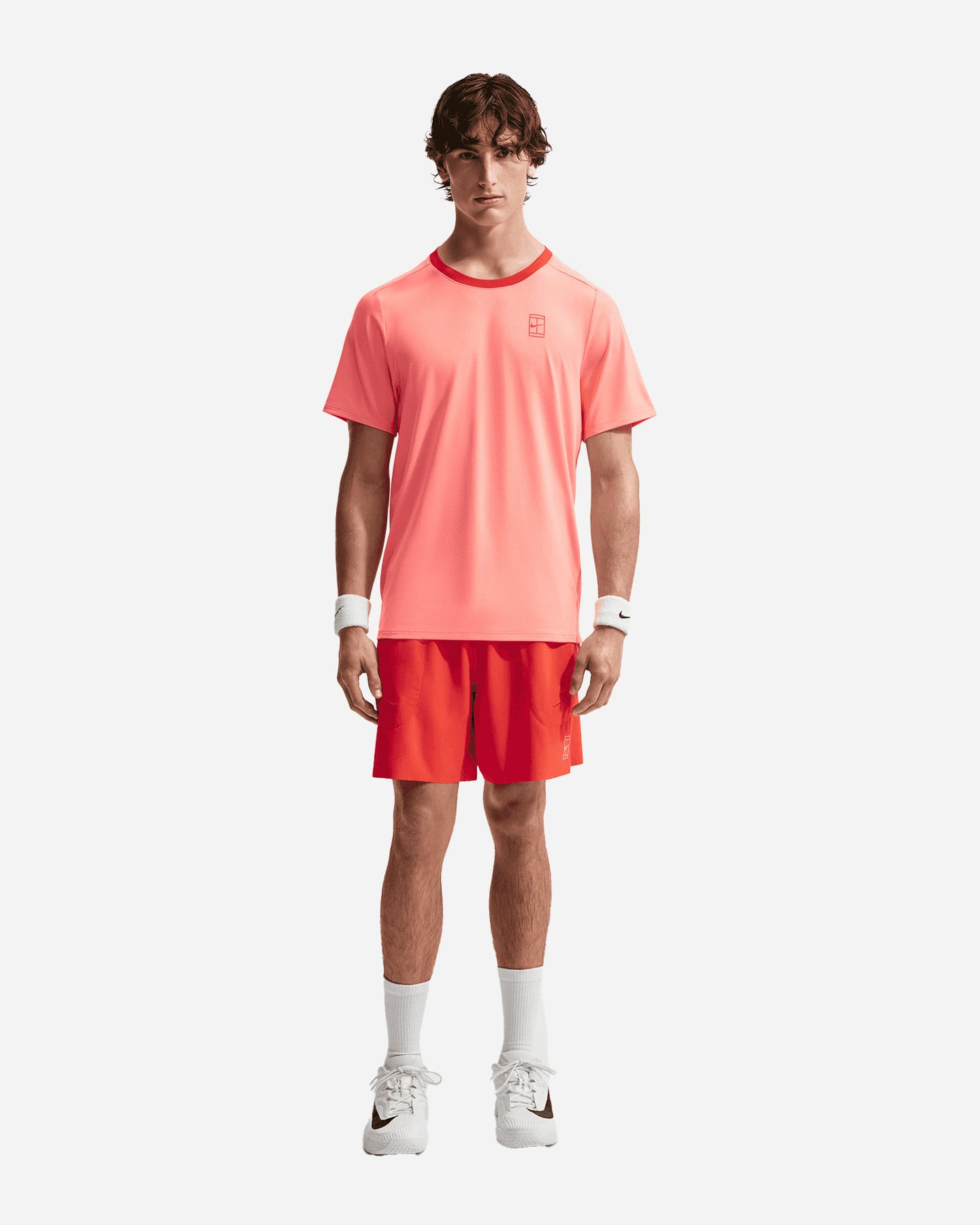 T-shirt tennis NIKE CARLOS M - Rosso - 1 | Cisalfa Sport