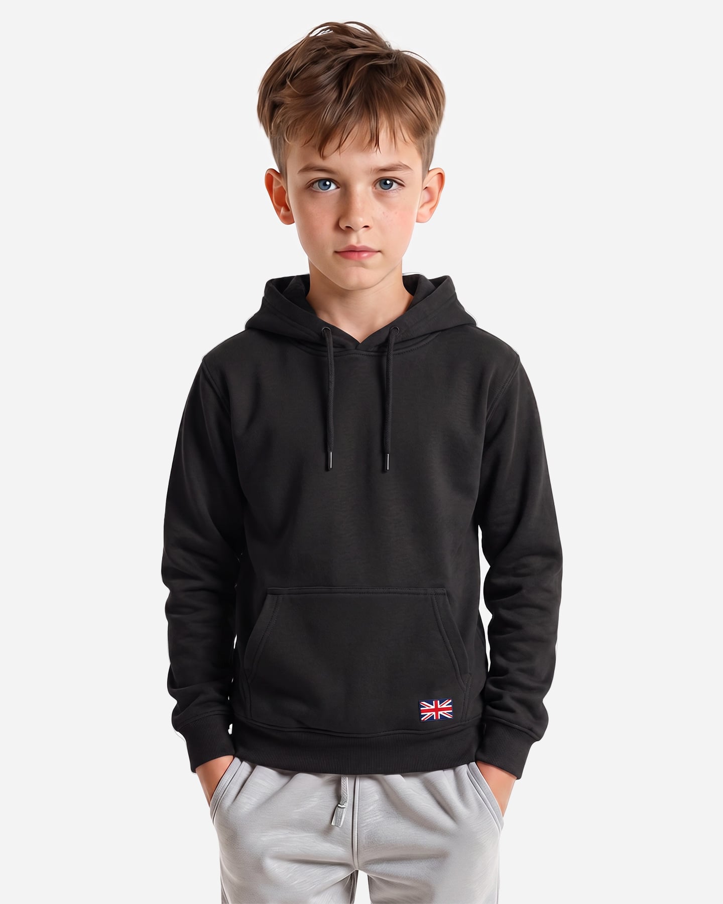 Felpa ADMIRAL BASIC FLAG JR - Nero - 2 | Cisalfa Sport
