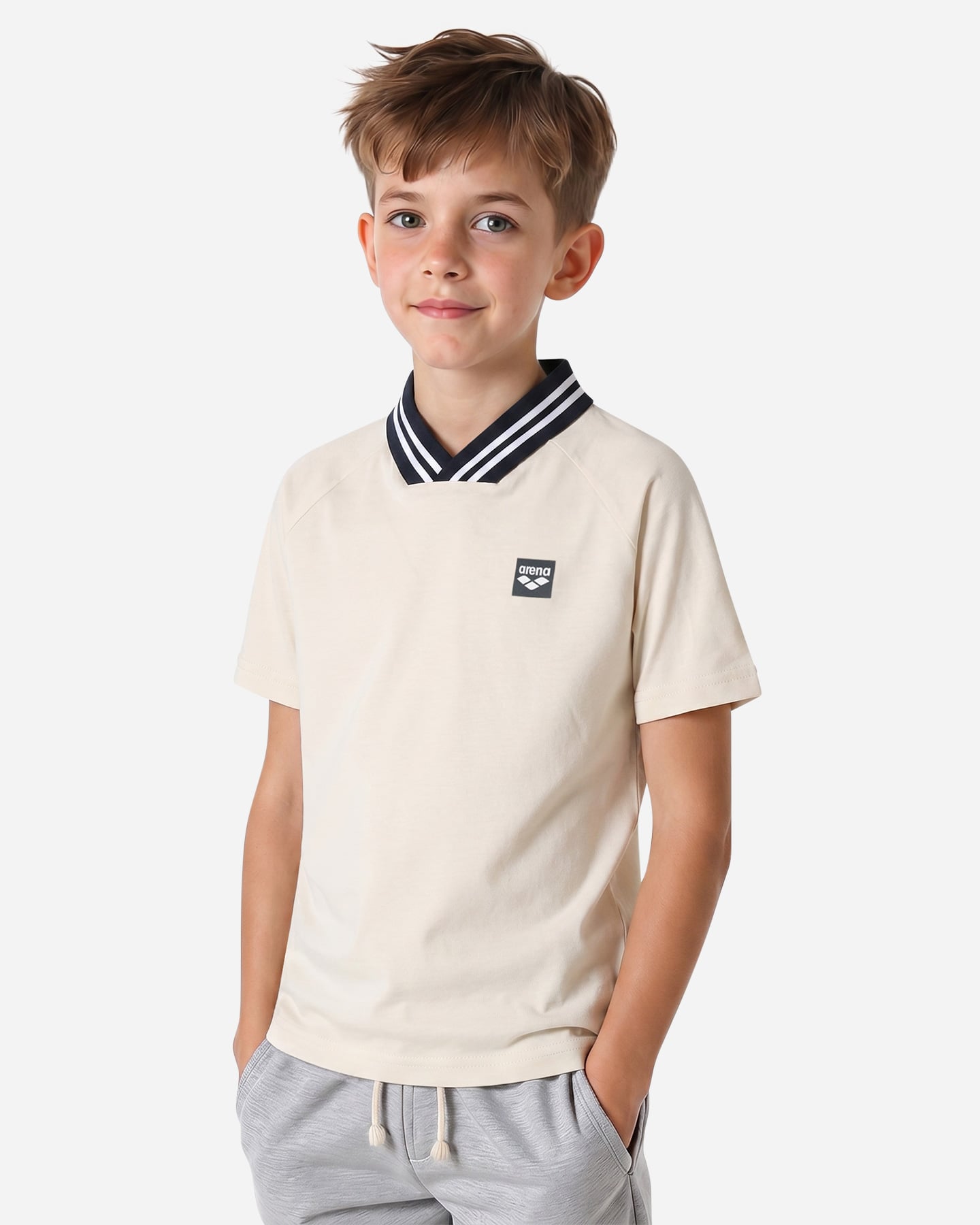T-shirt ARENA ATHLETIC ESSENTIAL JR - Grigio - 2 | Cisalfa Sport