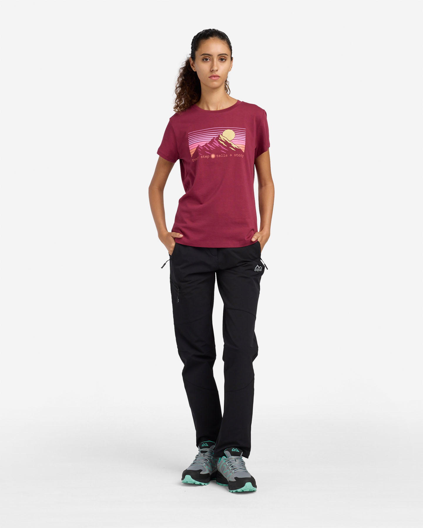 T-shirt 8848 ESSENTIAL W - Viola - 4 | Cisalfa Sport