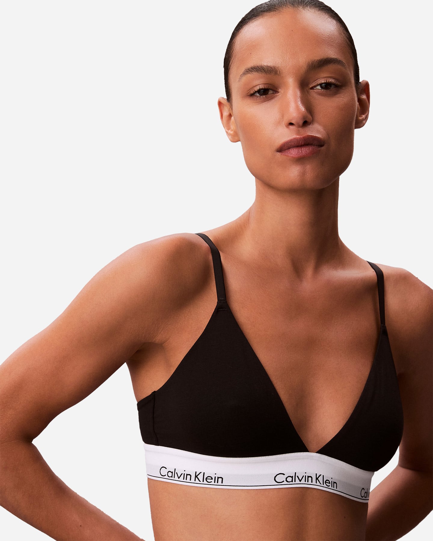 Reggiseno CALVIN KLEIN UNDERWEAR LIGHTLY LINED TRIANGLE W - Nero - 4 | Cisalfa Sport
