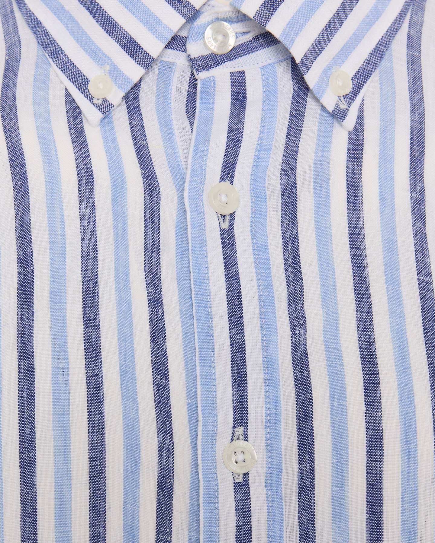 Camicia NORTH SAILS LINEN STRIPE M - Azzurro - 2 | Cisalfa Sport