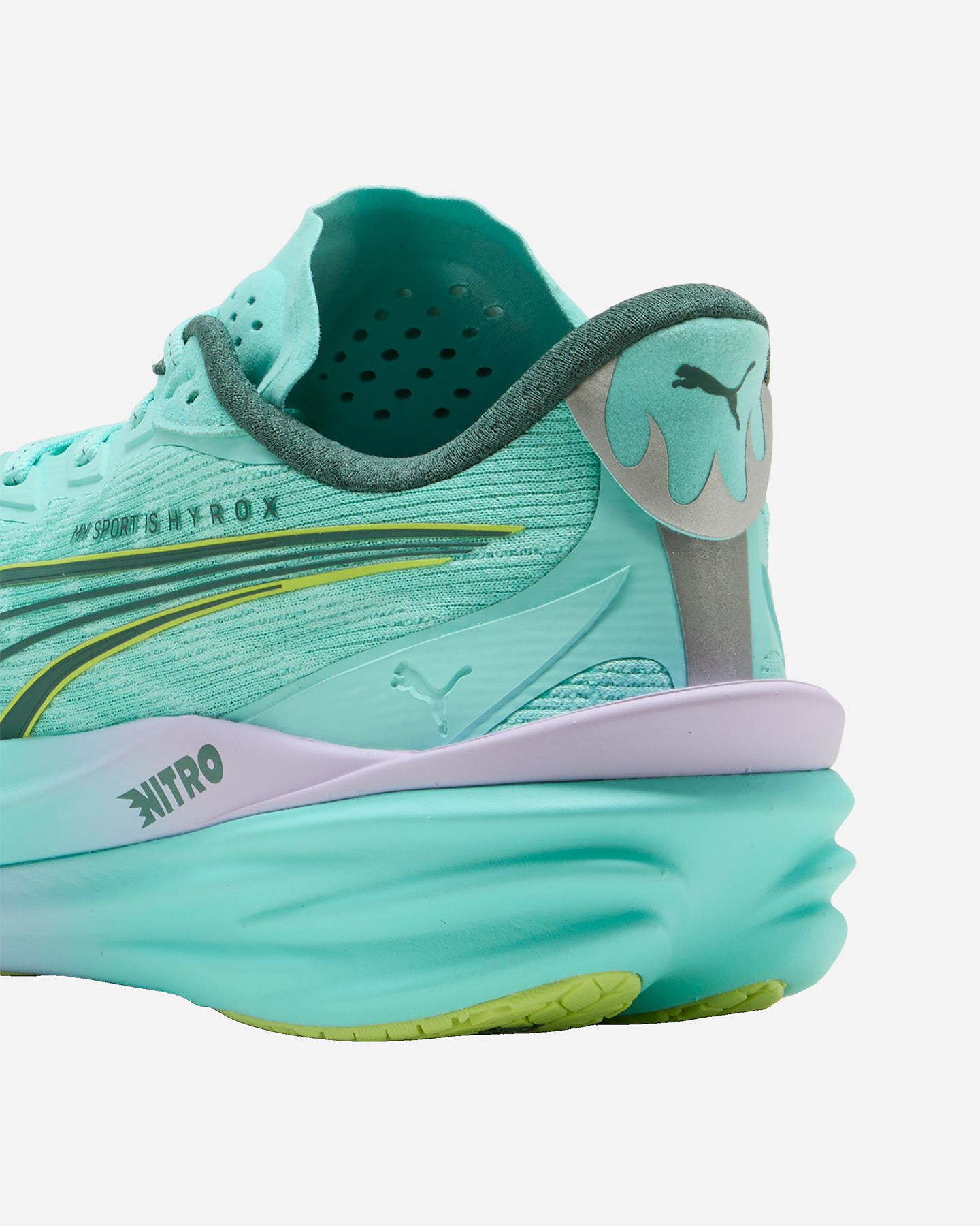 Scarpe running PUMA DEVIATE NITRO 4 HYROX M - Verde - 5 | Cisalfa Sport