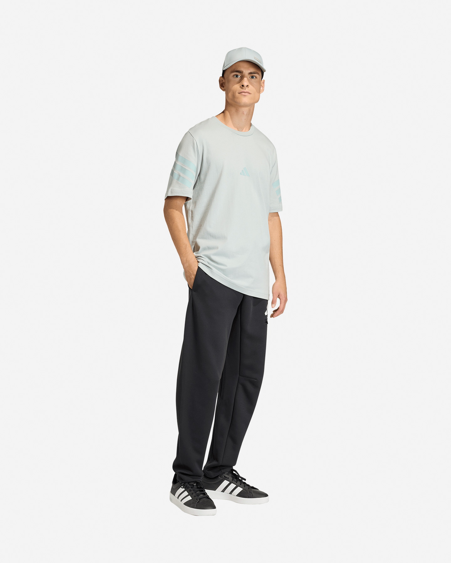 Pantalone ADIDAS FUTURE ICONS 3BAR M - Nero - 3 | Cisalfa Sport