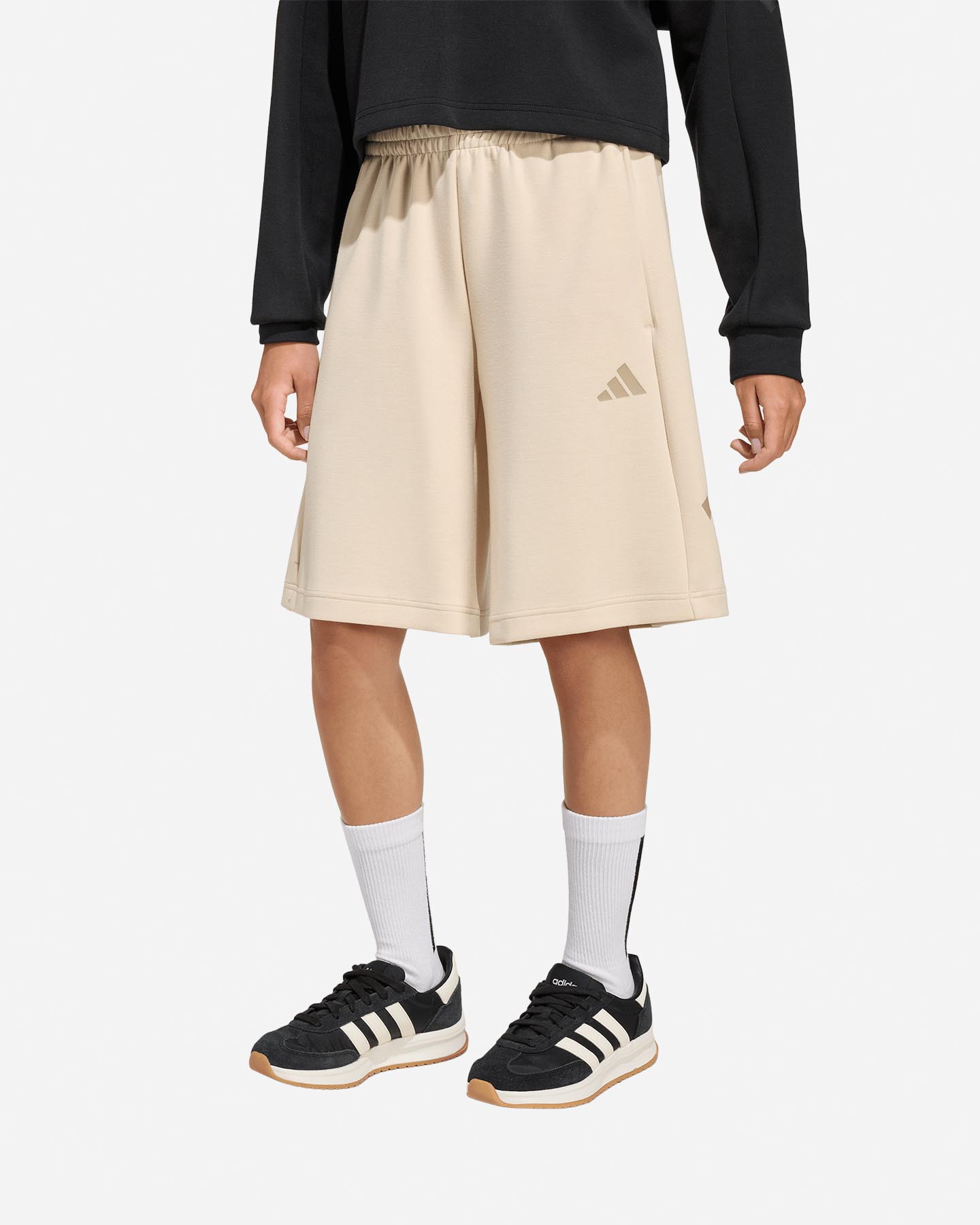 Pantaloncini ADIDAS FUTURE ICONS JR - Beige - 1 | Cisalfa Sport