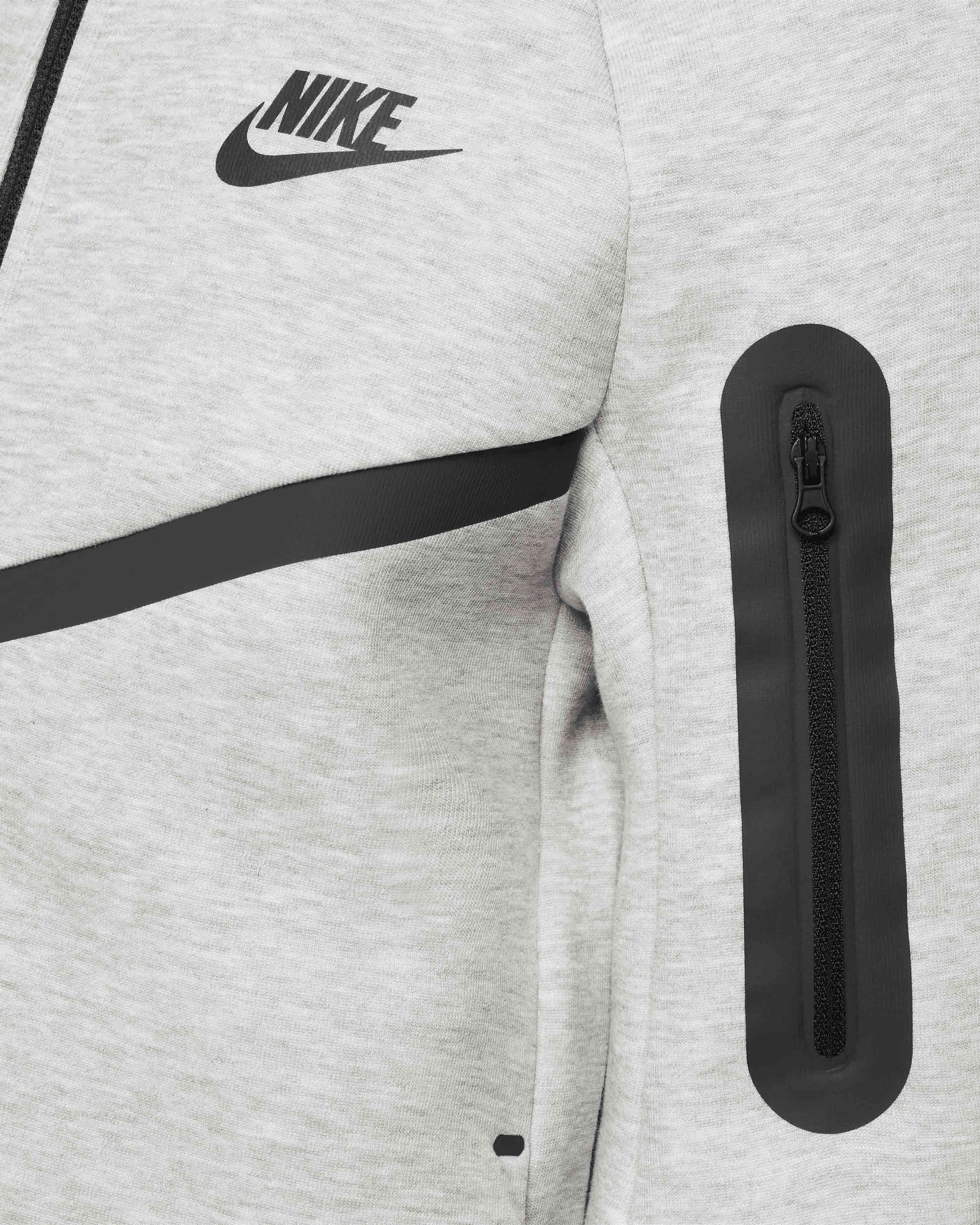 Felpa NIKE TECH FLEECE 2 JR - Grigio - 5 | Cisalfa Sport