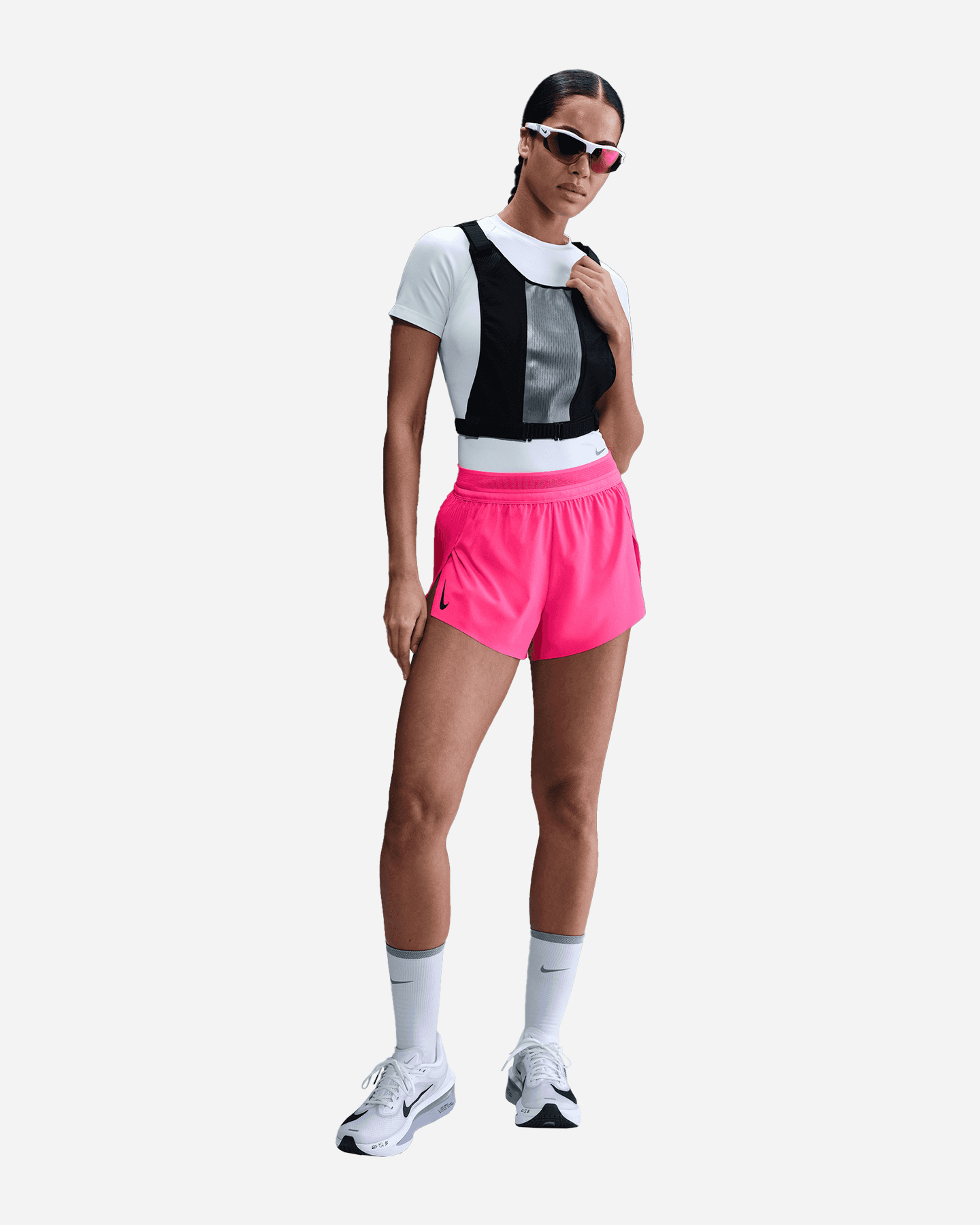 Short running NIKE AEROSWIFT 3IN W - Fucsia - 4 | Cisalfa Sport