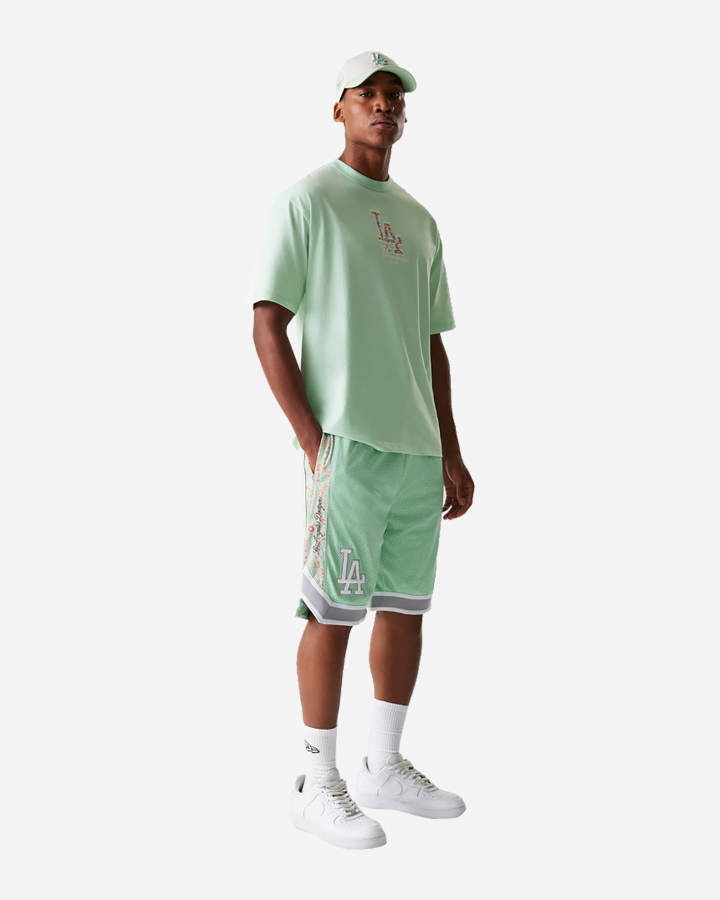Pantaloncini NEW ERA MLB INFILL LOS ANGELES DODGERS M - Verde - 3 | Cisalfa Sport