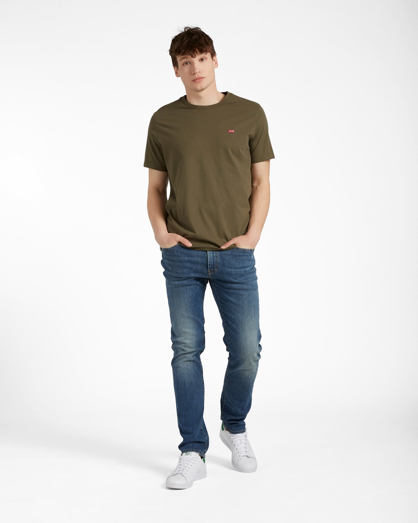 T-shirt LEVI'S LOGO SMALL PATCH M - Verde - 1 | Cisalfa Sport